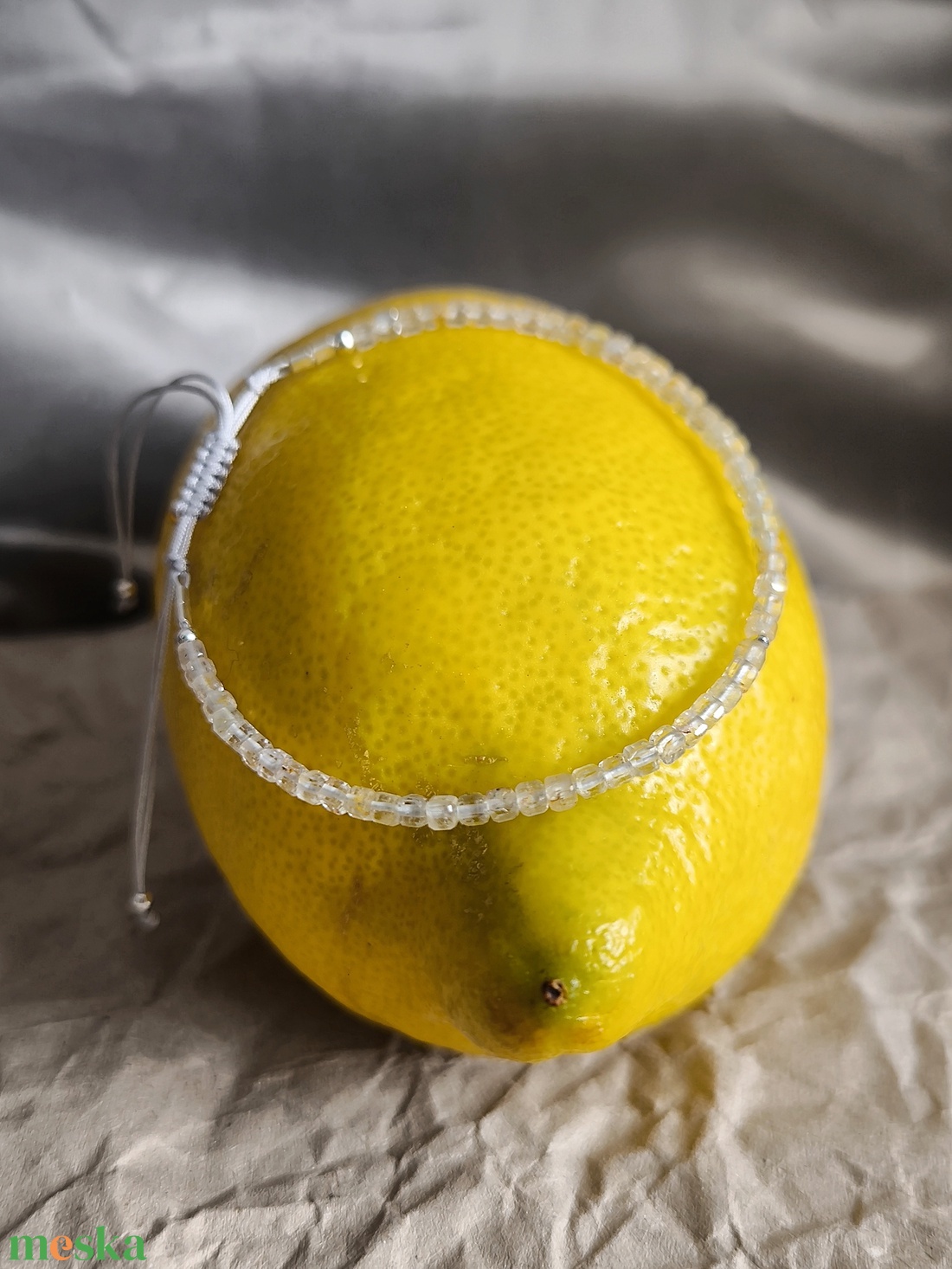Citrin karkötő - ékszer - karkötő - charm karkötő - Meska.hu