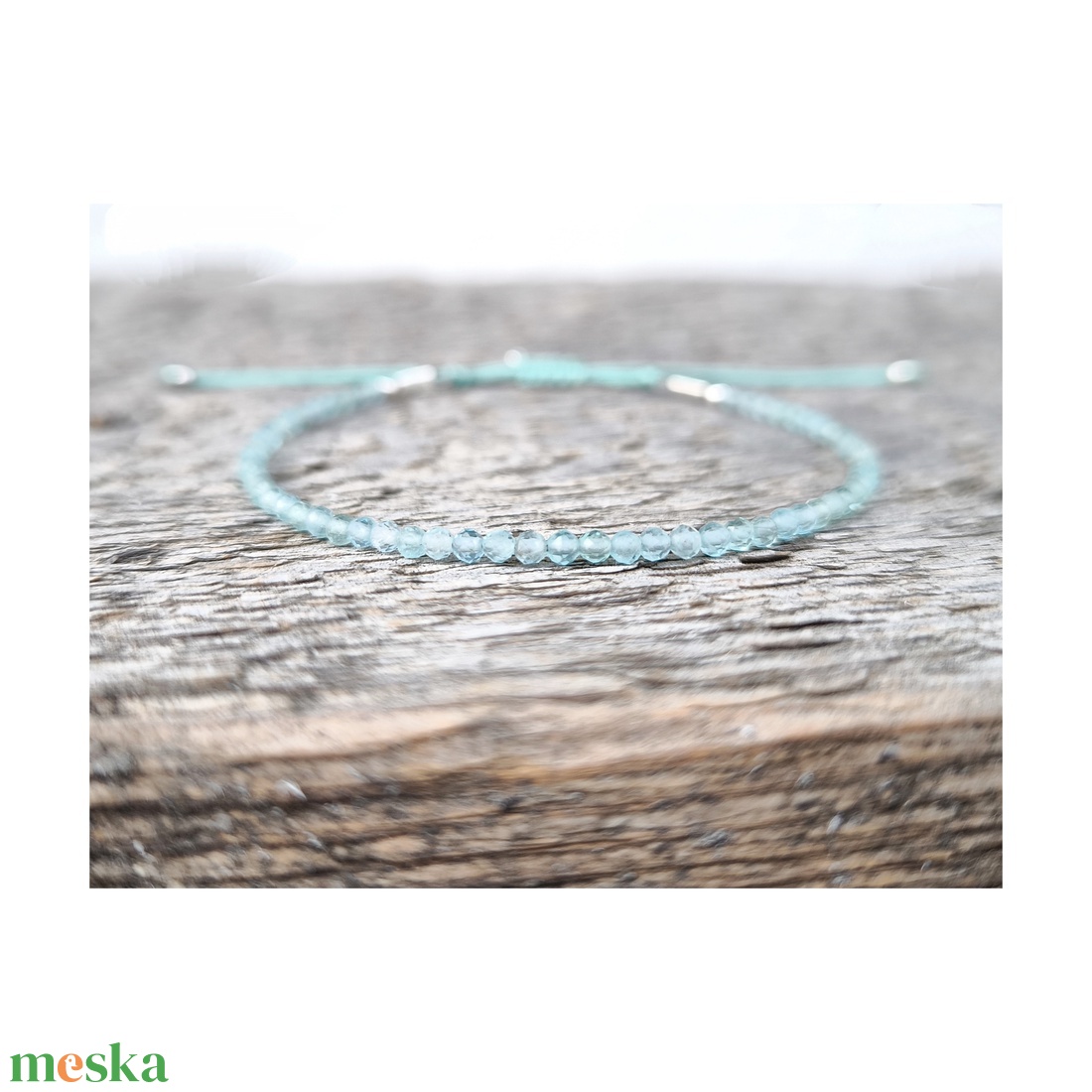 Apatit karkötő - ékszer - karkötő - charm karkötő - Meska.hu