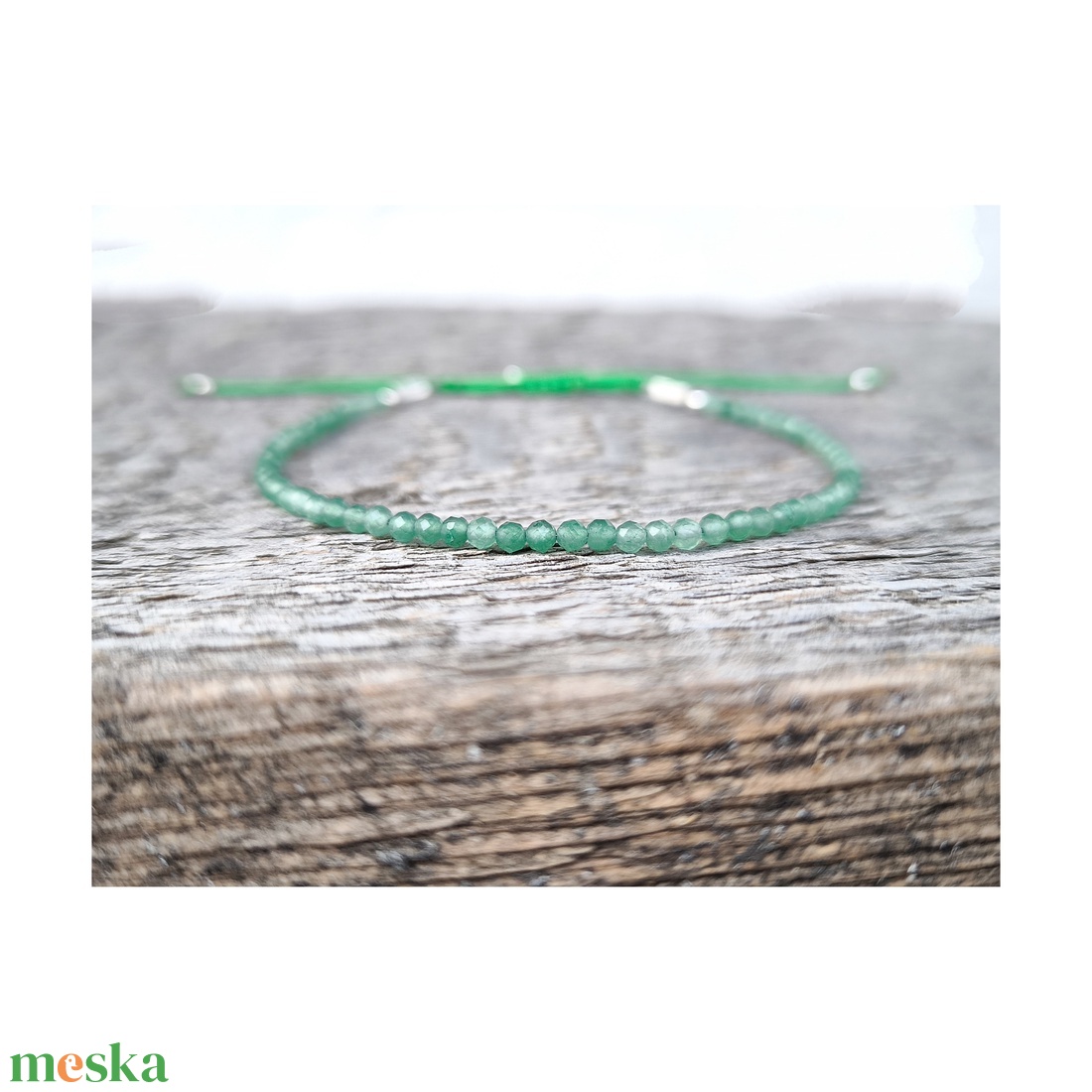 Aventurin karkötő - ékszer - karkötő - charm karkötő - Meska.hu