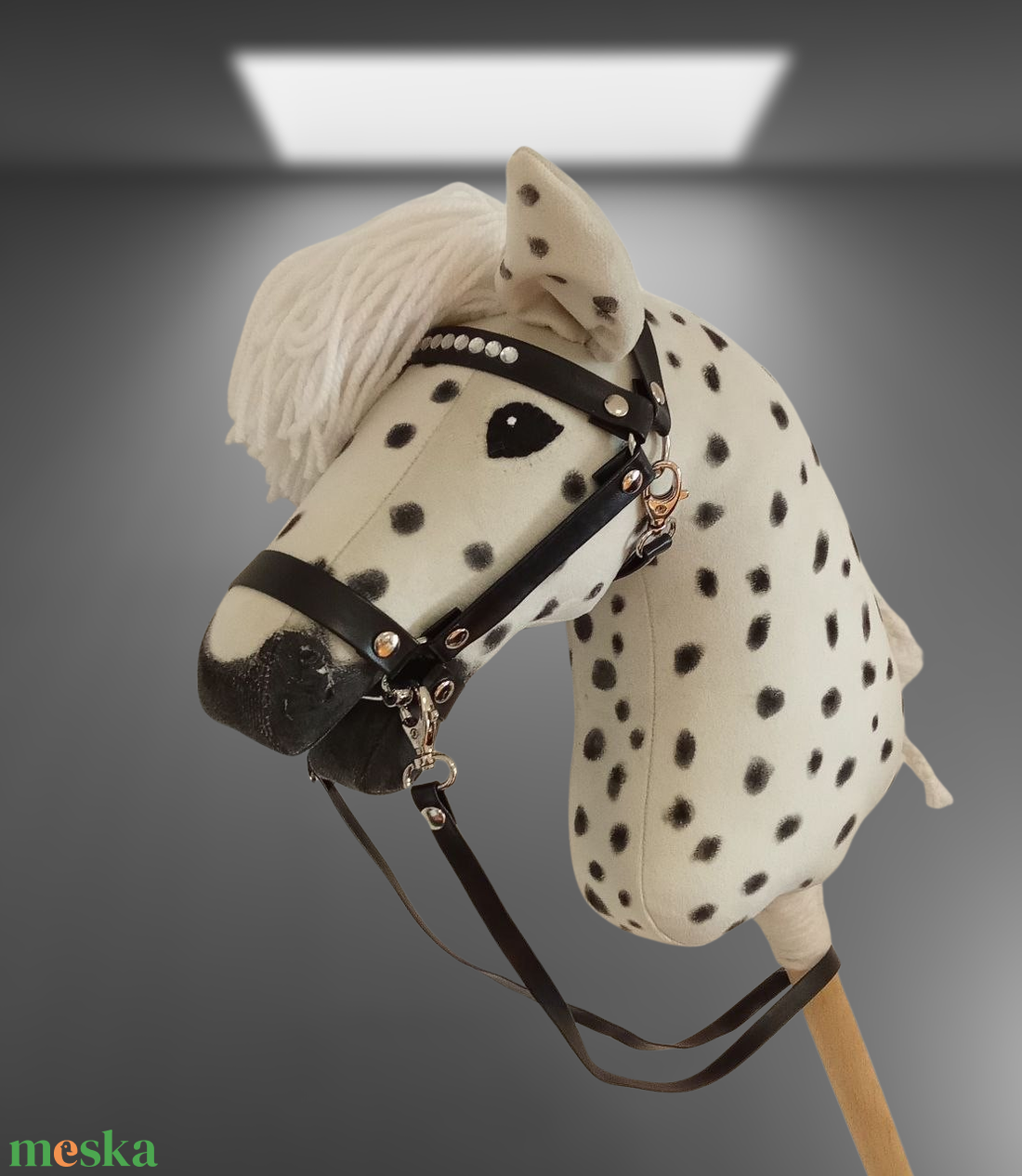 Hobby Horse  Stormy kantárral zablával szárral. - játék & sport - sport és kikapcsolódás - lovaglás - Meska.hu