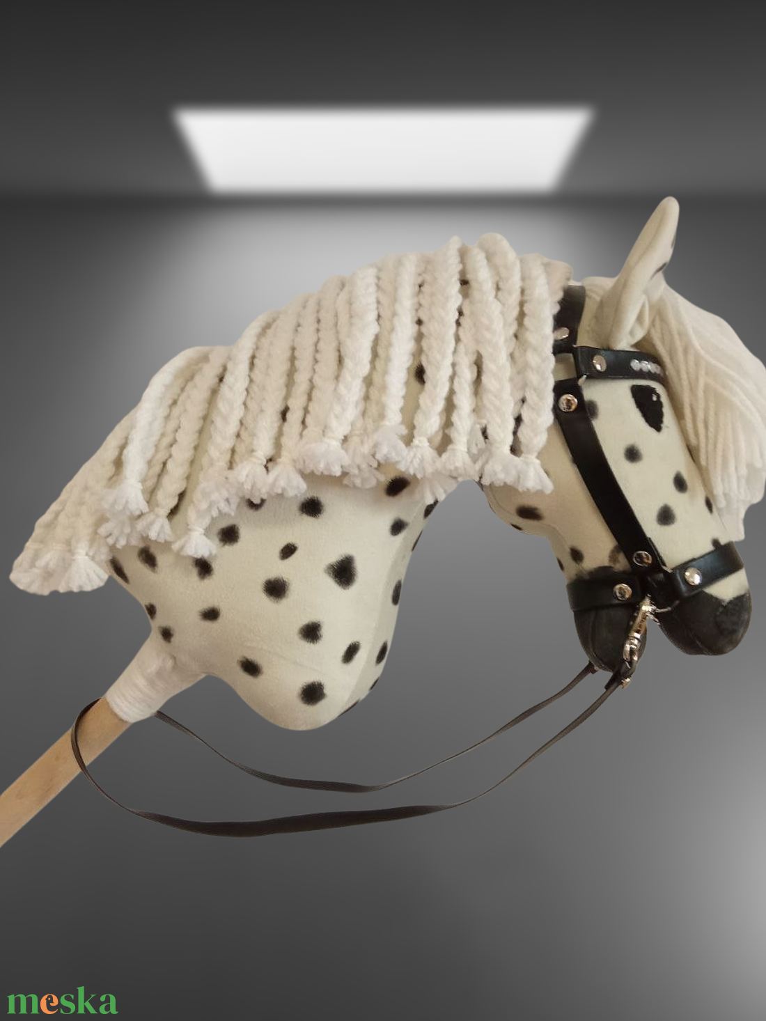 Hobby Horse  Stormy kantárral zablával szárral. - játék & sport - sport és kikapcsolódás - lovaglás - Meska.hu