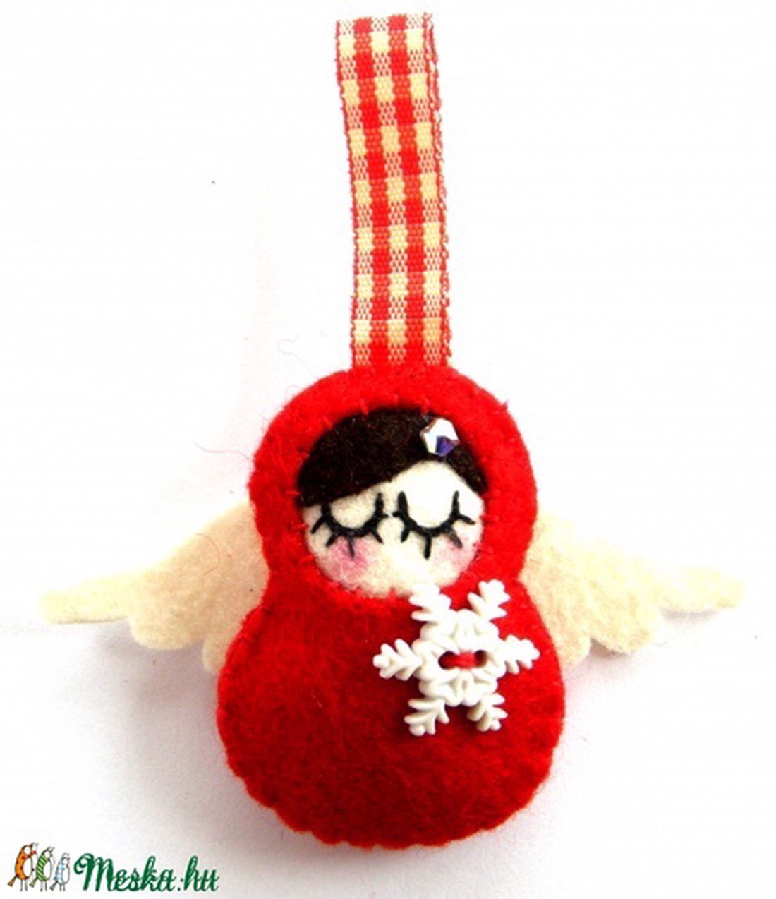 Kisangyal-karácsonyfa dísz -  - Meska.hu