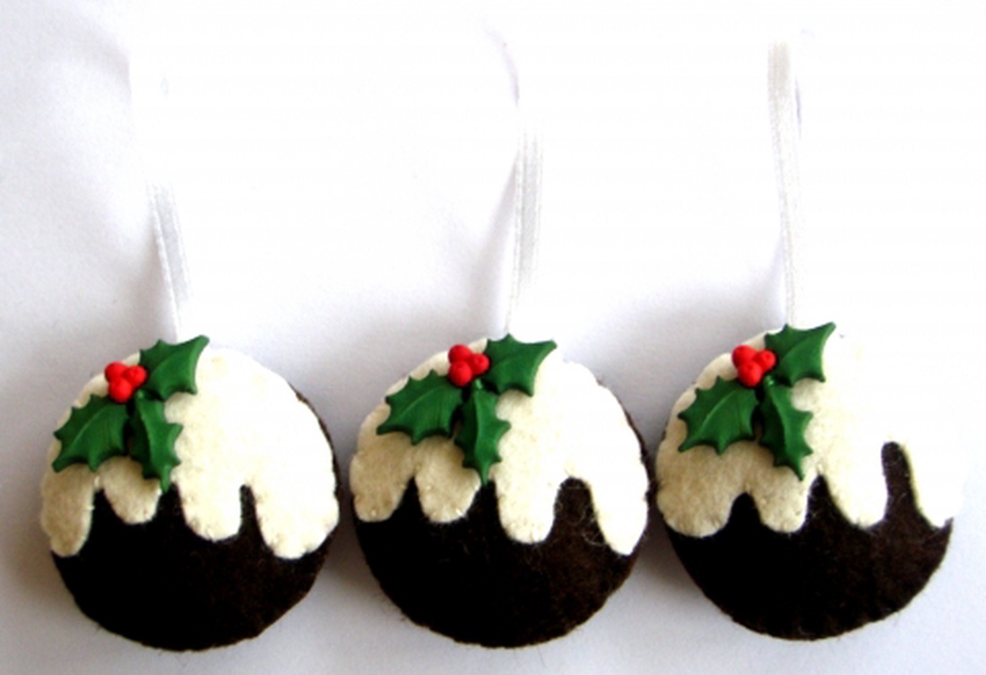 Minipuding Karácsonyfadísz -  - Meska.hu