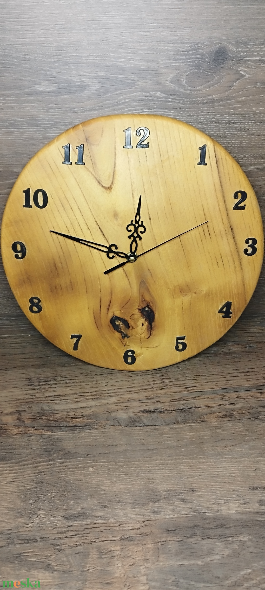 VikThorwood � Selyemfényű Akácfa Falióra (30 cm) - otthon & életmód - dekoráció - fali és függő dekoráció - falióra & óra - Meska.hu