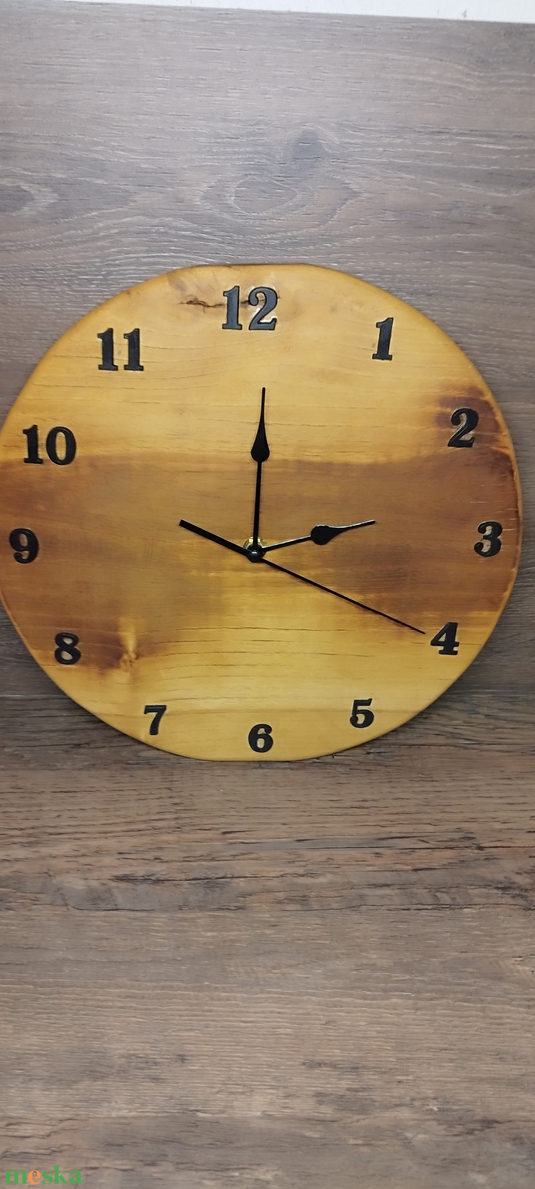 VikThorwood � Selyemfényű Akácfa Falióra (30 cm) - otthon & életmód - dekoráció - fali és függő dekoráció - falióra & óra - Meska.hu