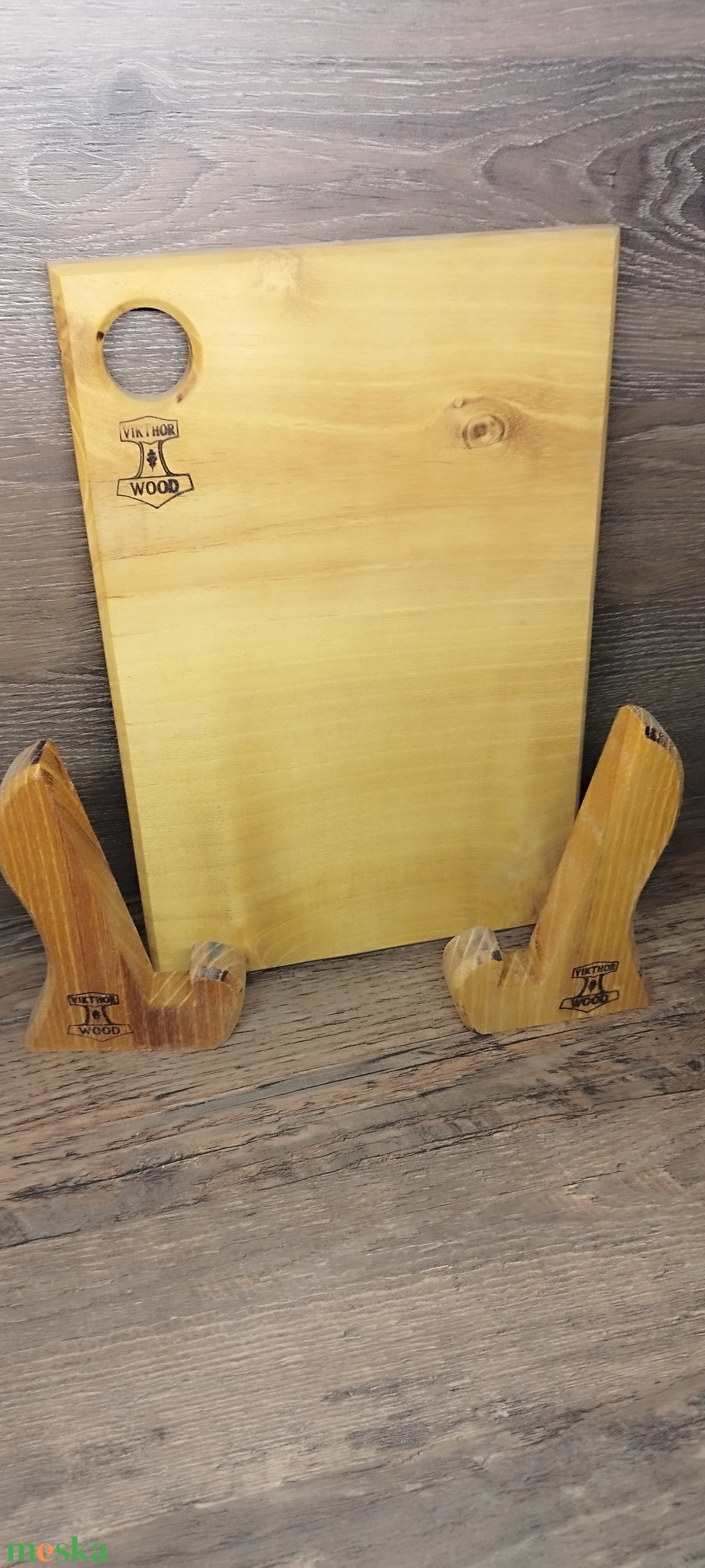 VikThorwood � Akácfa Kínáló és Vágódeszka Szett Tartóval - otthon & életmód - konyhafelszerelés, tálalás - sütés, főzés - vágódeszka - Meska.hu