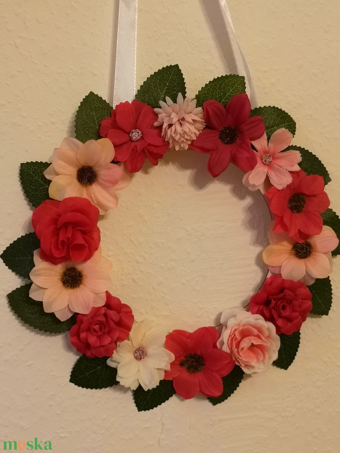 Tavaszi koszorú 20 cm, húsvéti - otthon & életmód - dekoráció - fali és függő dekoráció - falra akasztható dekor - Meska.hu Tavaszi koszorú 20 cm, húsvéti - otthon & életmód - dekoráció - fali és függő dekoráció - falra akasztható dekor - Meska.hu