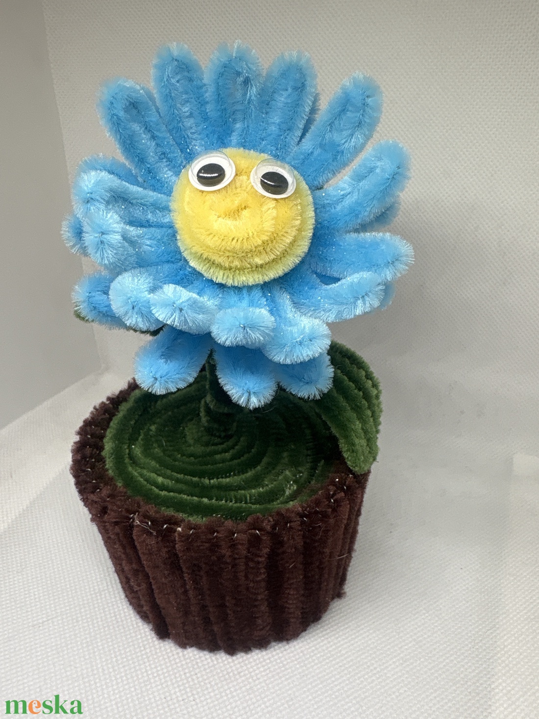 Zsenília virágocska, asztaldísz - otthon & életmód - dekoráció - virágdísz és tartó - csokor & virágdísz - Meska.hu