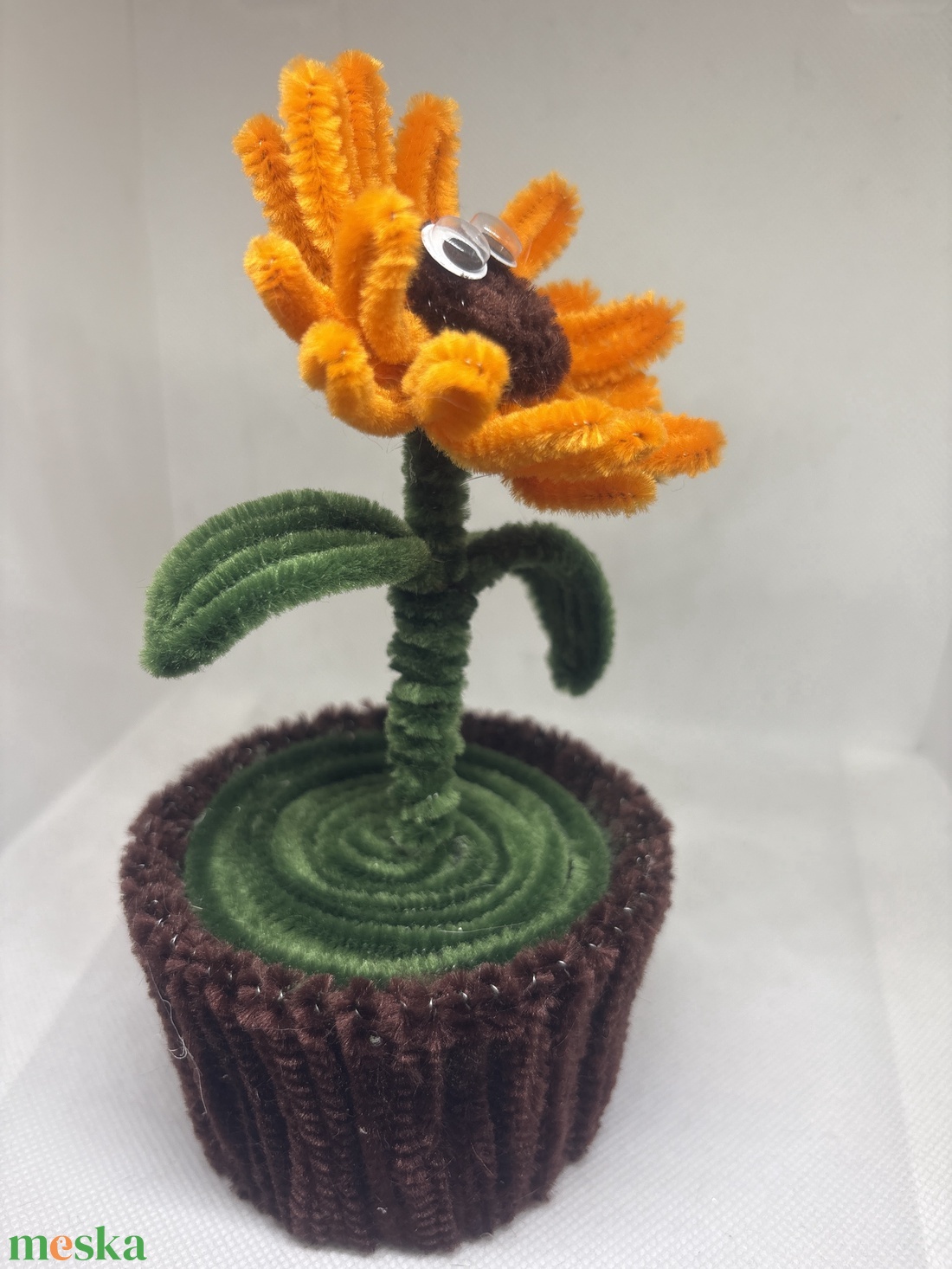 Zsenília virágocska, asztaldísz - otthon & életmód - dekoráció - virágdísz és tartó - csokor & virágdísz - Meska.hu