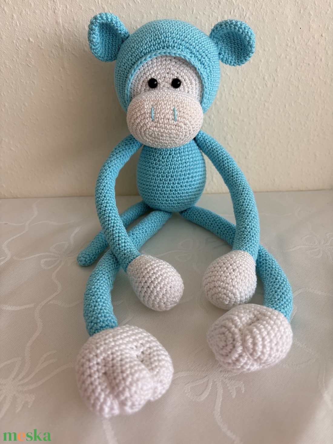 Horgolt Majom - játék & sport - plüssállat & játékfigura - majom - Meska.hu