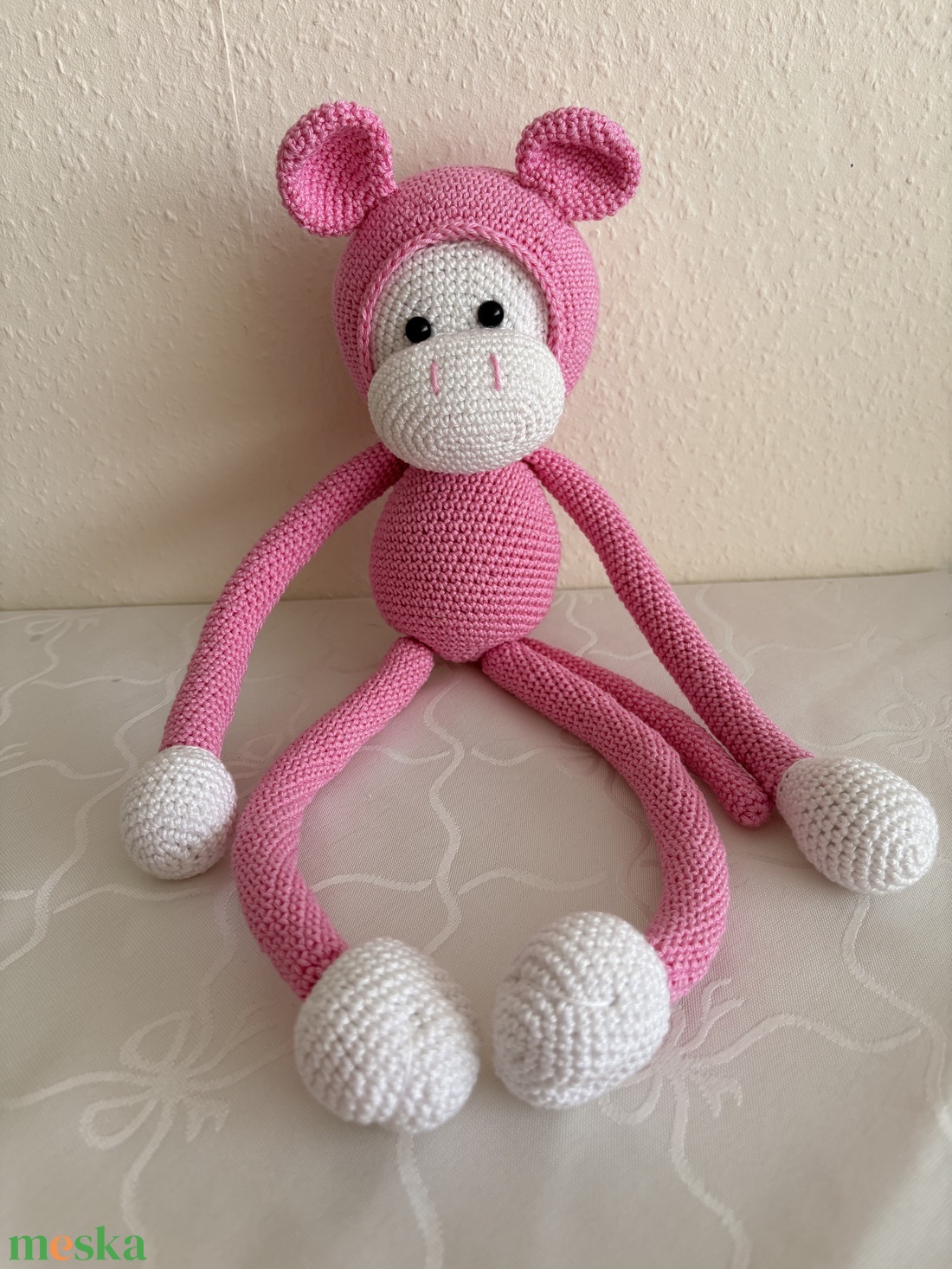 Horgolt Majom - játék & sport - plüssállat & játékfigura - majom - Meska.hu