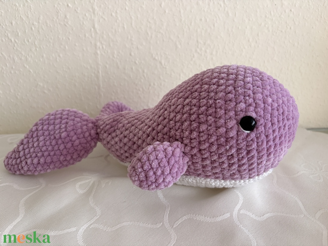 Horgolt Bálna - játék & sport - plüssállat & játékfigura - majom - Meska.hu