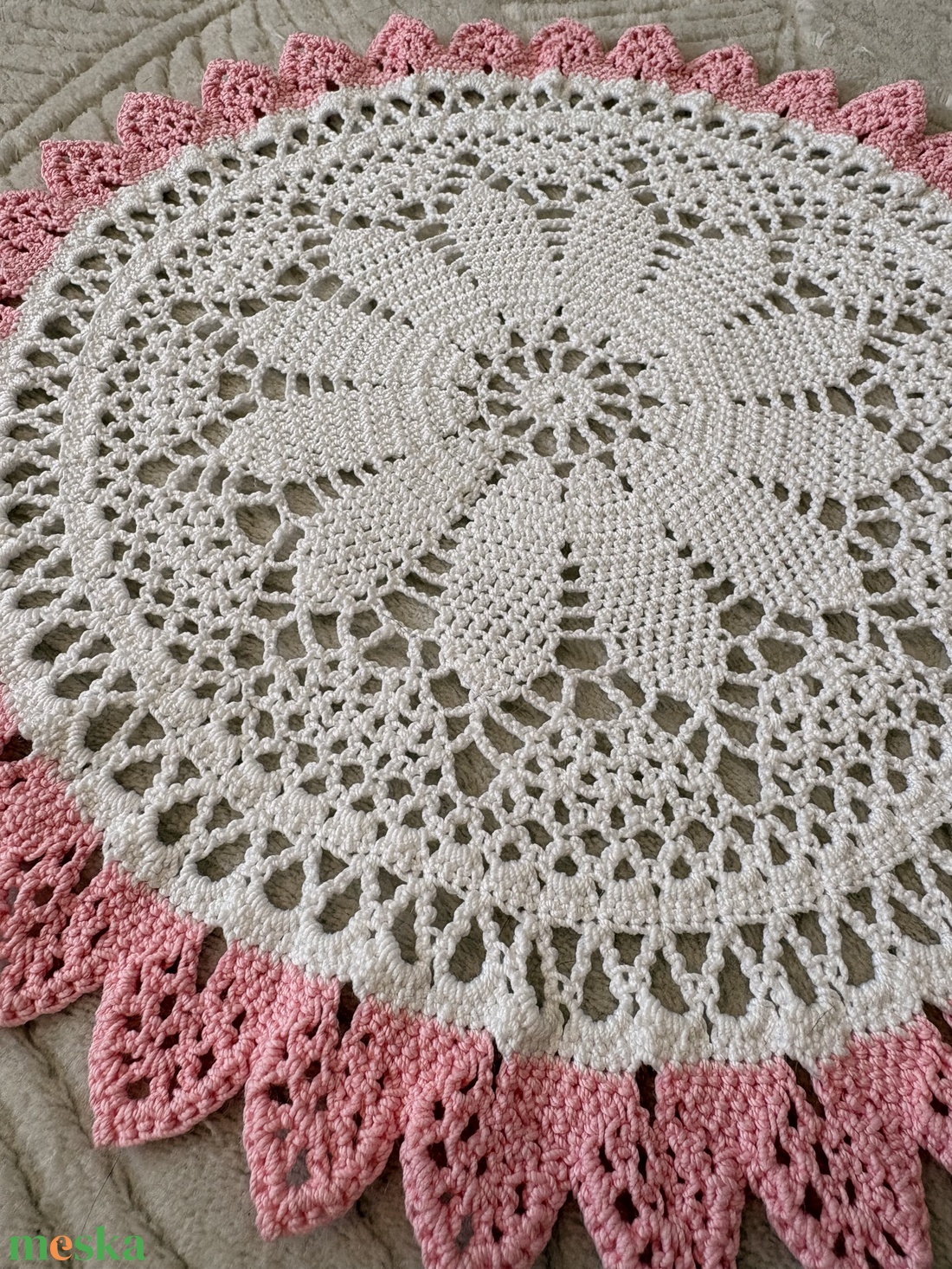 Horgolt  terítő - otthon & életmód - lakástextil - abrosz, terítő - asztalközép terítő - Meska.hu