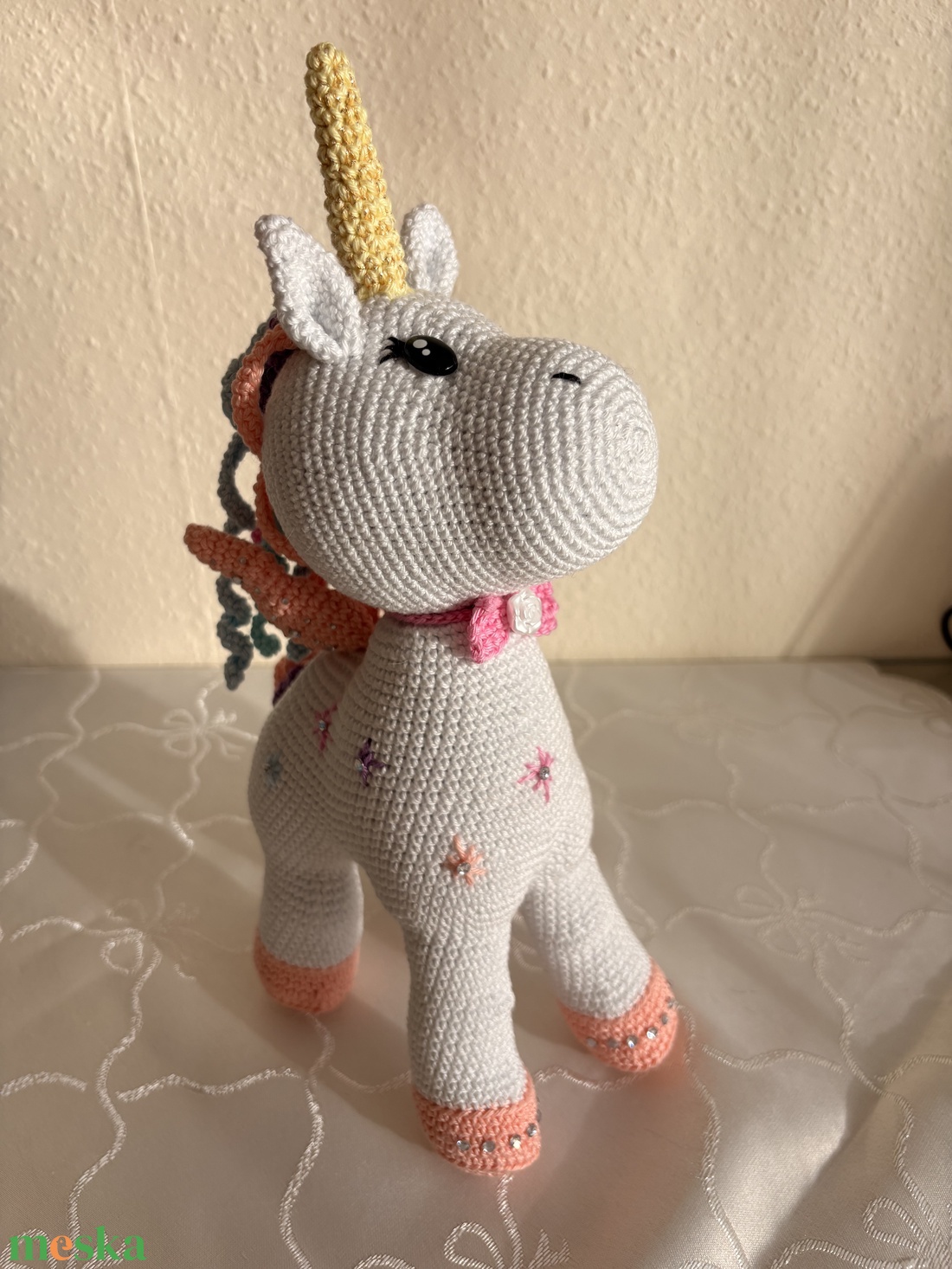 Csillogó Unikornis kislány - játék & sport - plüssállat & játékfigura - unikornis - Meska.hu