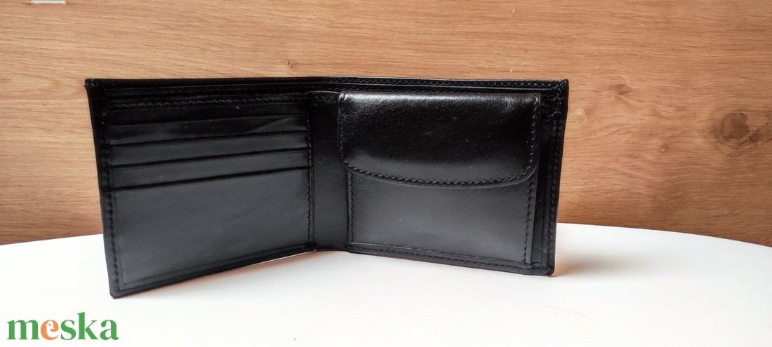 Bőr pénztárca  - táska & tok - pénztárca & más tok - pénztárca - férfi pénztárca - Meska.hu