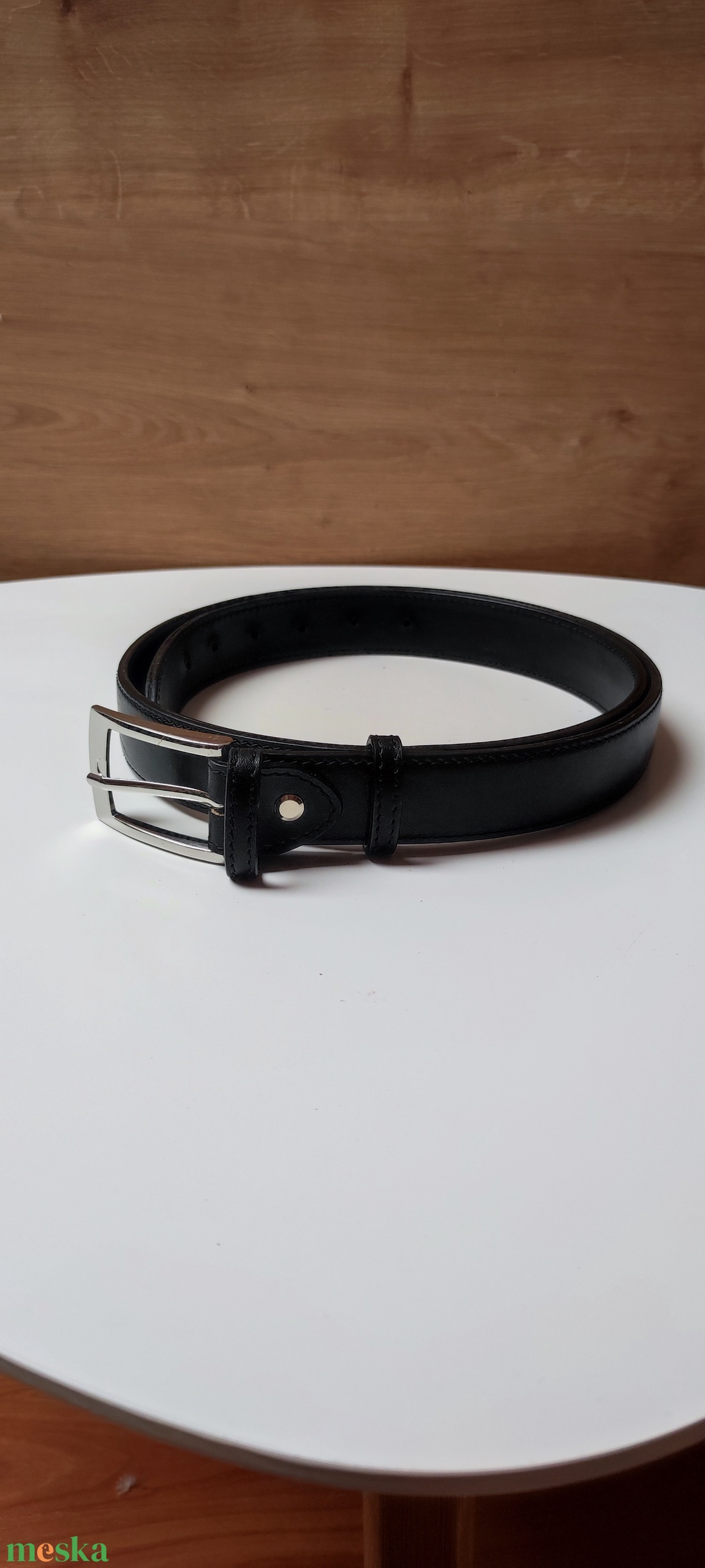 Bőr férfi őv - esküvő - kiegészítők - öv & pánt - Meska.hu