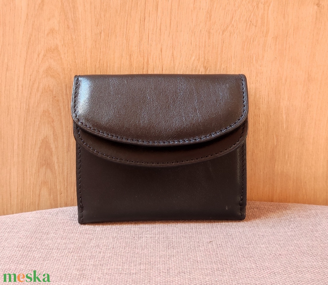 Bőr női pénztárca classis - táska & tok - pénztárca & más tok - aprópénztartó - Meska.hu