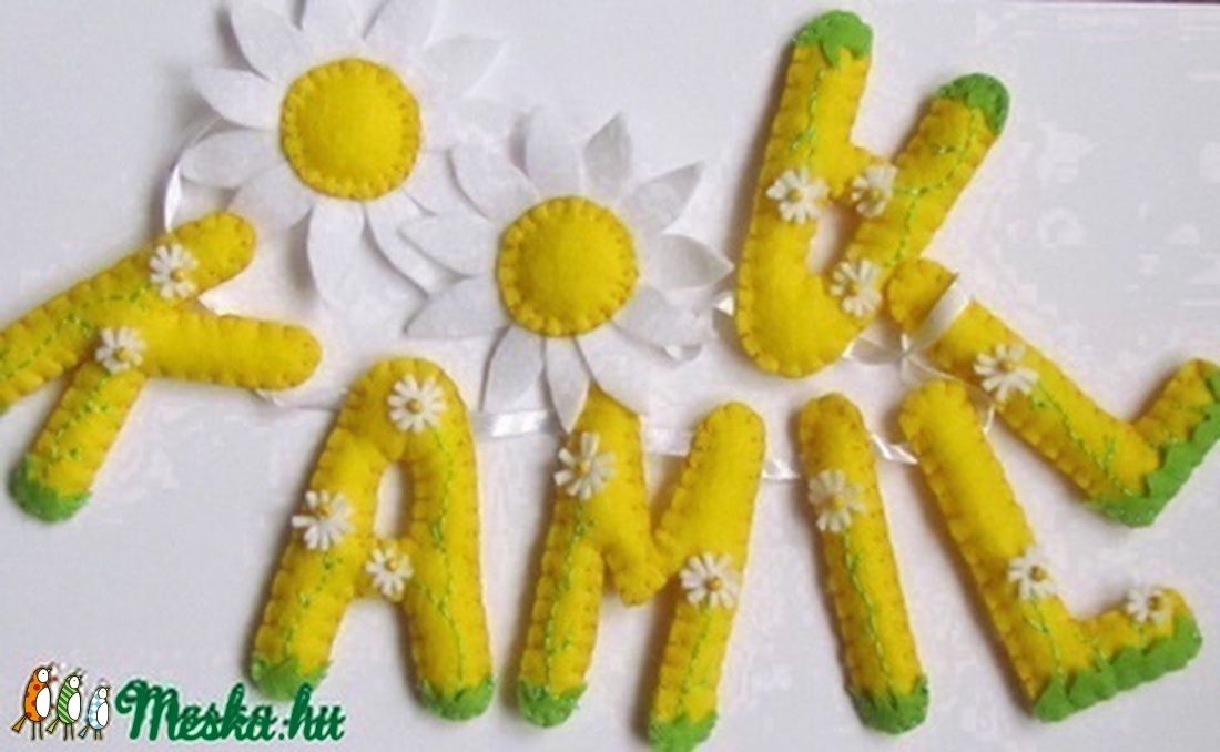 Kamilla névtábla nem csak babáknak -  - Meska.hu