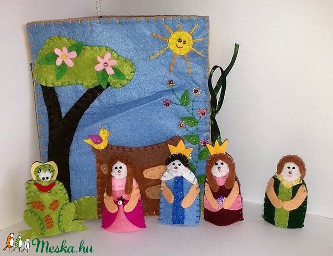 A békakirály - interaktív könyv, mesekönyv, bábok - - Meska.hu A békakirály - interaktív könyv, mesekönyv, bábok - - Meska.hu