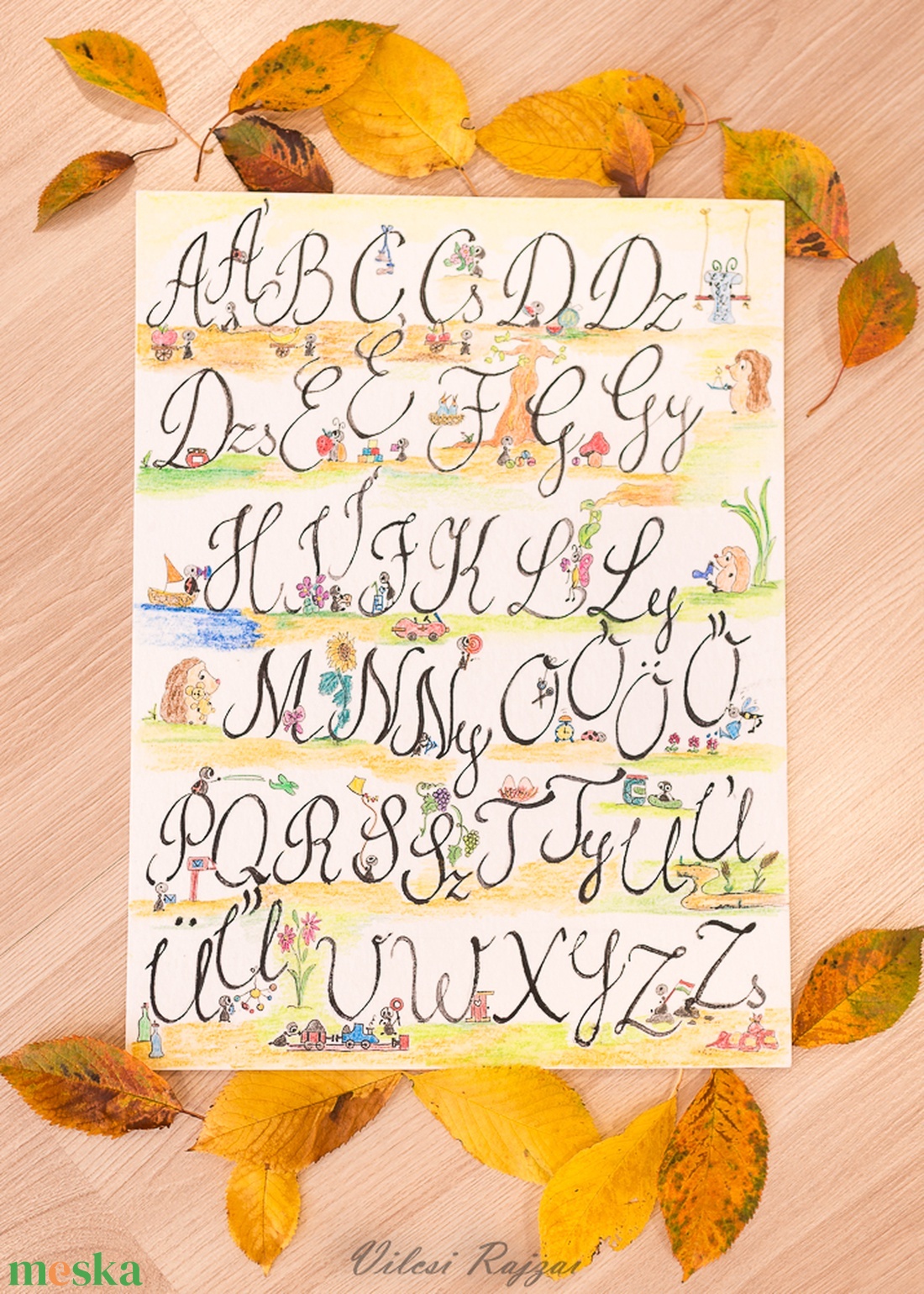ABC Illusztráció, Gyerekszoba Dekoráció - művészet - grafika & illusztráció - ceruzarajz - Meska.hu ABC Illusztráció, Gyerekszoba Dekoráció - művészet - grafika & illusztráció - ceruzarajz - Meska.hu