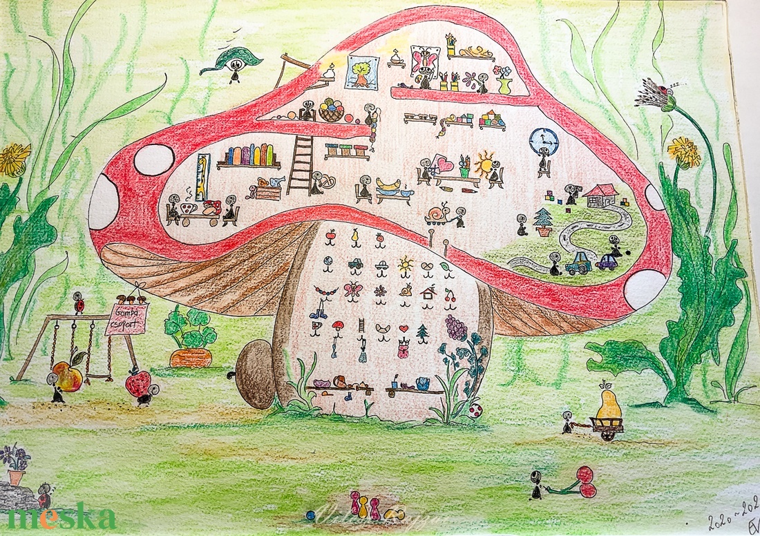 Óvodai búcsúztató, Ballagási Ajándék, Gomba Óvoda Illusztráció, Mese Illusztráció, - művészet - grafika & illusztráció - ceruzarajz - Meska.hu Óvodai búcsúztató, Ballagási Ajándék, Gomba Óvoda Illusztráció, Mese Illusztráció, - művészet - grafika & illusztráció - ceruzarajz - Meska.hu