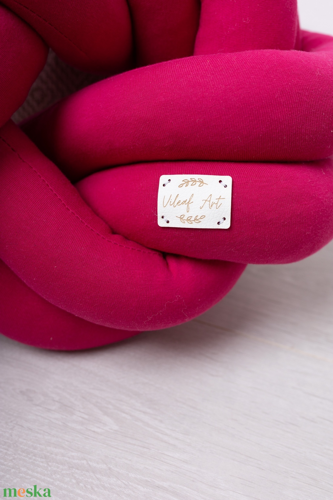 Fonott párna (ciklámen) VP09 - otthon & életmód - lakástextil - párna & párnahuzat - Meska.hu