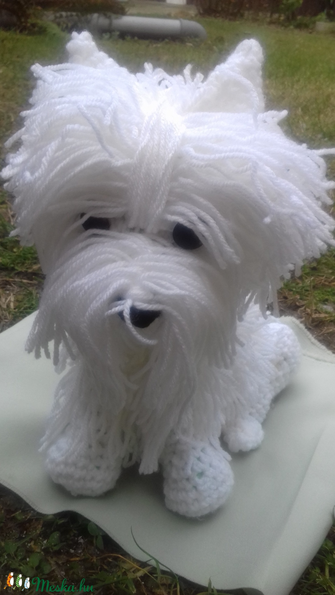 Horgolt Westie - - Meska.hu Horgolt Westie - - Meska.hu