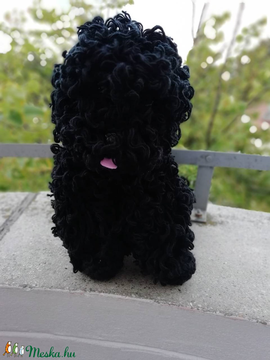 Fekete horgolt puli -  - Meska.hu