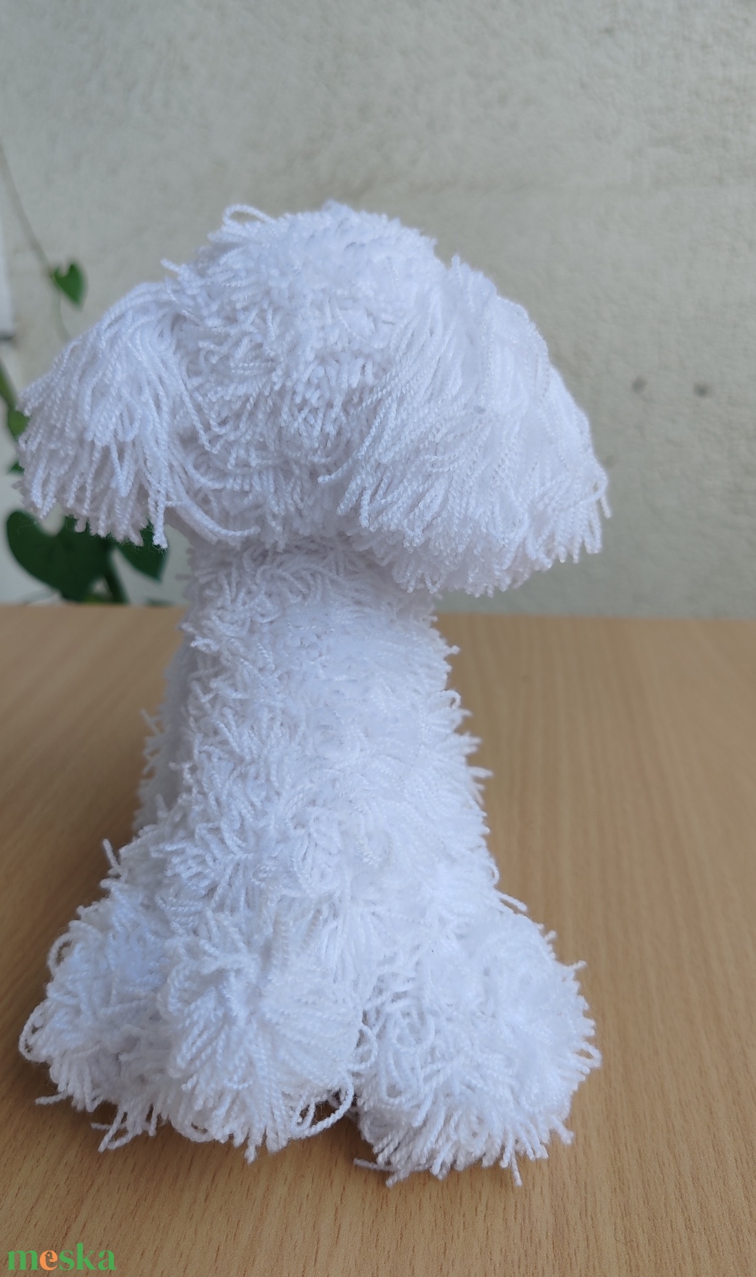 Fehér horgolt Havanese kutya  - játék & sport - plüssállat & játékfigura - kutya - Meska.hu