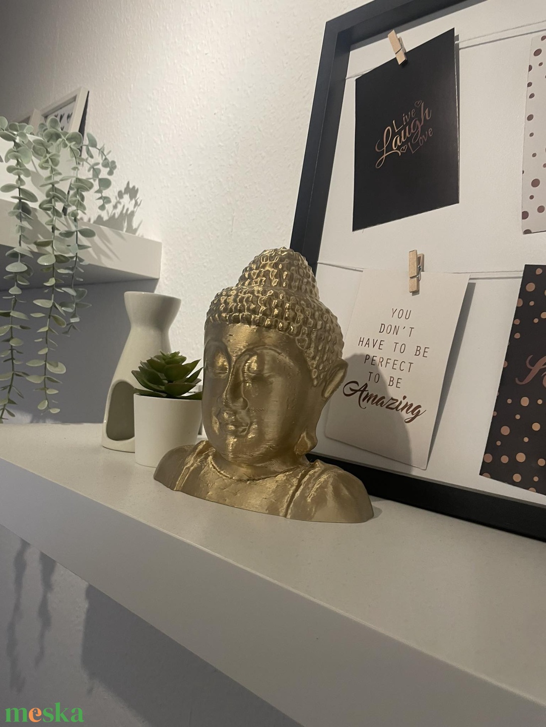 Buddha Mellszobor 25cm. - otthon & életmód - dekoráció - dísztárgy - Meska.hu Buddha Mellszobor 25cm. - otthon & életmód - dekoráció - dísztárgy - Meska.hu