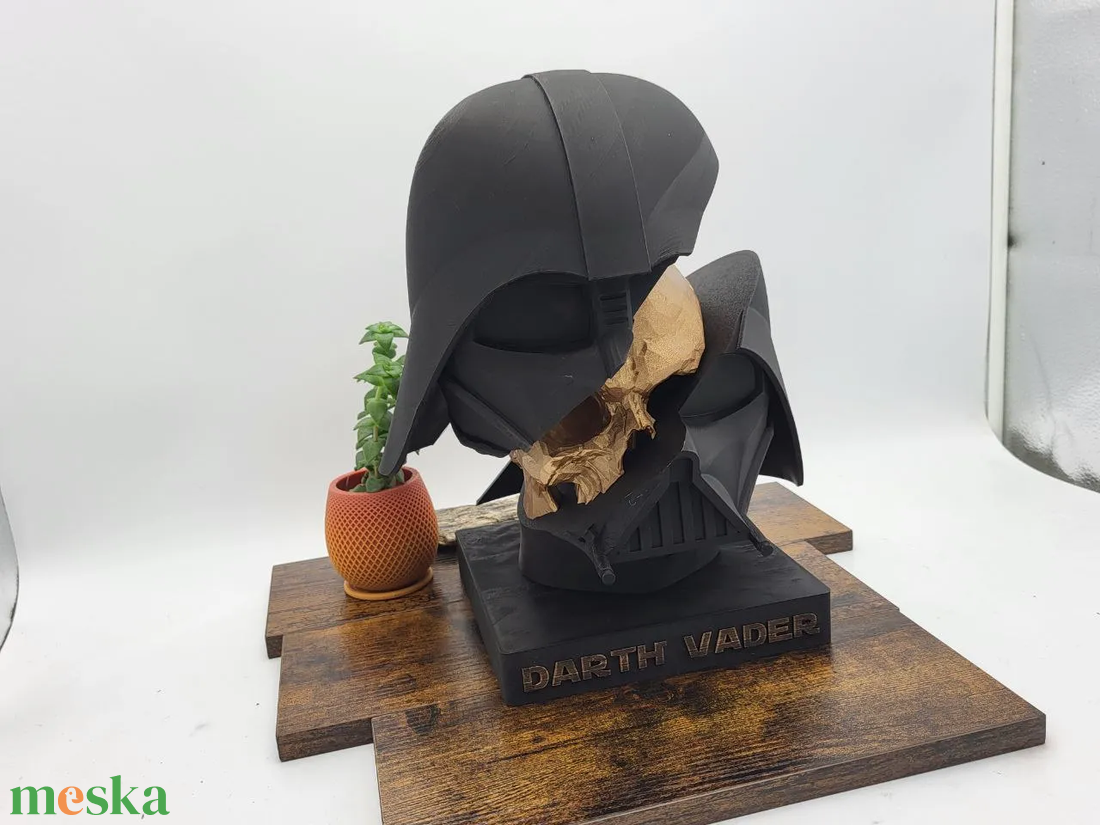 Darth Vader Koponya Szobor - otthon & életmód - dekoráció - asztal és polc dekoráció - asztaldísz - Meska.hu