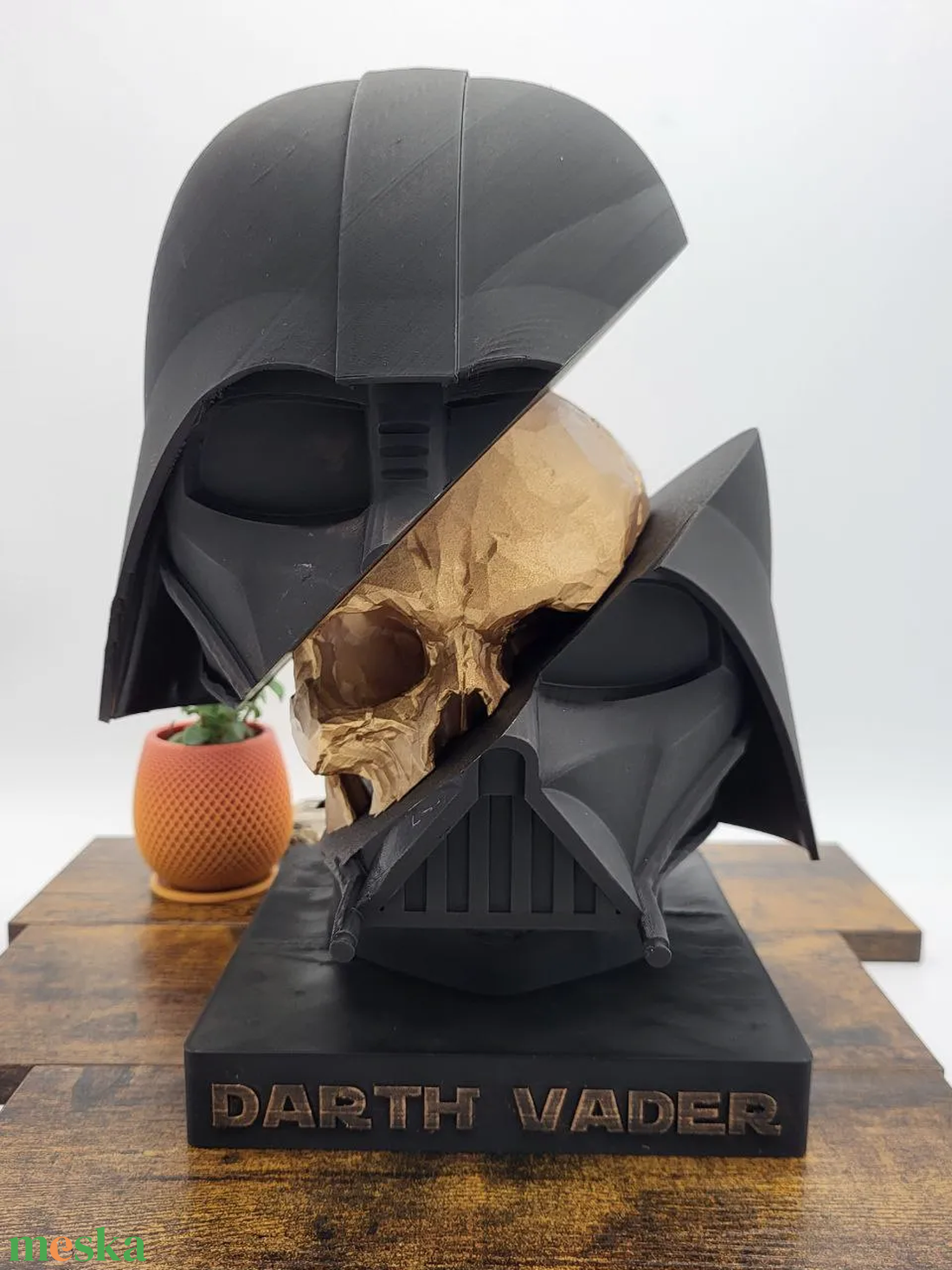 Darth Vader Koponya Szobor - otthon & életmód - dekoráció - asztal és polc dekoráció - asztaldísz - Meska.hu