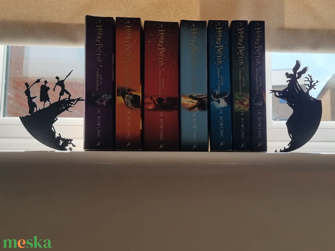 Harry Potter és a Halál Ereklyéi könyvszobor - otthon & életmód - dekoráció - asztal és polc dekoráció - könyvszobor - Meska.hu