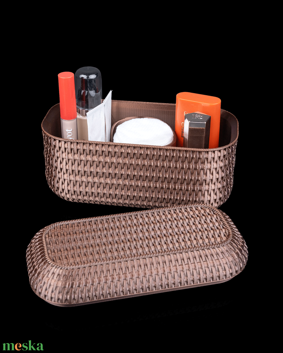 8 Részes Fürdőszobai rattan stílusú rendező szett 3D nyomtatott, modern design - otthon & életmód - fürdőszoba - fürdőszobai tároló - Meska.hu 8 Részes Fürdőszobai rattan stílusú rendező szett 3D nyomtatott, modern design - otthon & életmód - fürdőszoba - fürdőszobai tároló - Meska.hu