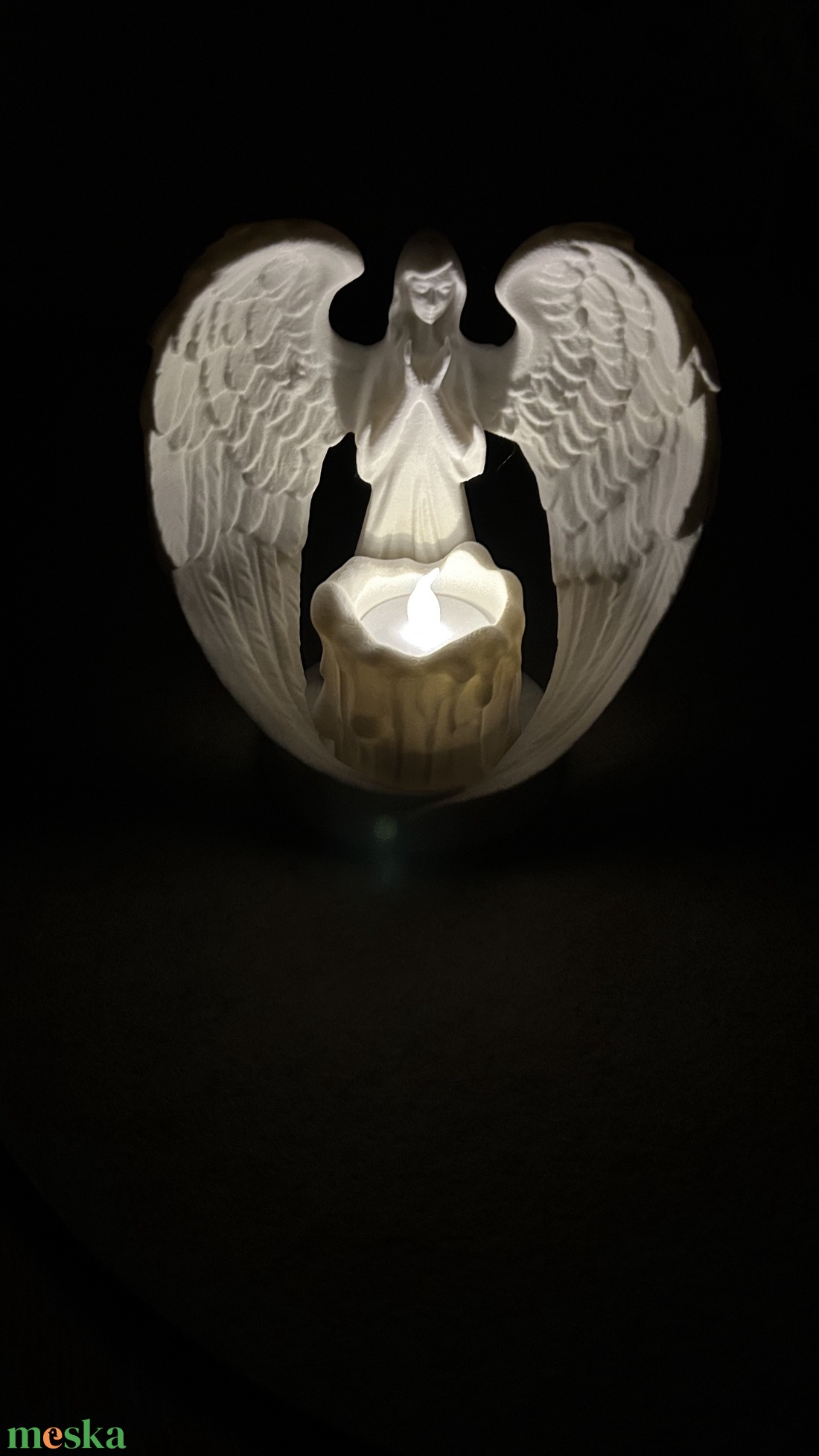 Angyal LED-es Gyertyával a fény és az oltalom szimbóluma - esküvő - dekoráció - gyertya & gyertyatartó - Meska.hu Angyal LED-es Gyertyával a fény és az oltalom szimbóluma - esküvő - dekoráció - gyertya & gyertyatartó - Meska.hu