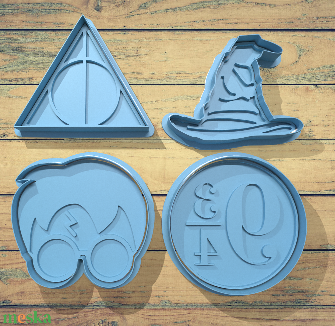 Harry Potter Sütikiszúró forma szett - otthon & életmód - dekoráció - halloween - halloweeni sütikiszúrók - Meska.hu Harry Potter Sütikiszúró forma szett - otthon & életmód - dekoráció - halloween - halloweeni sütikiszúrók - Meska.hu