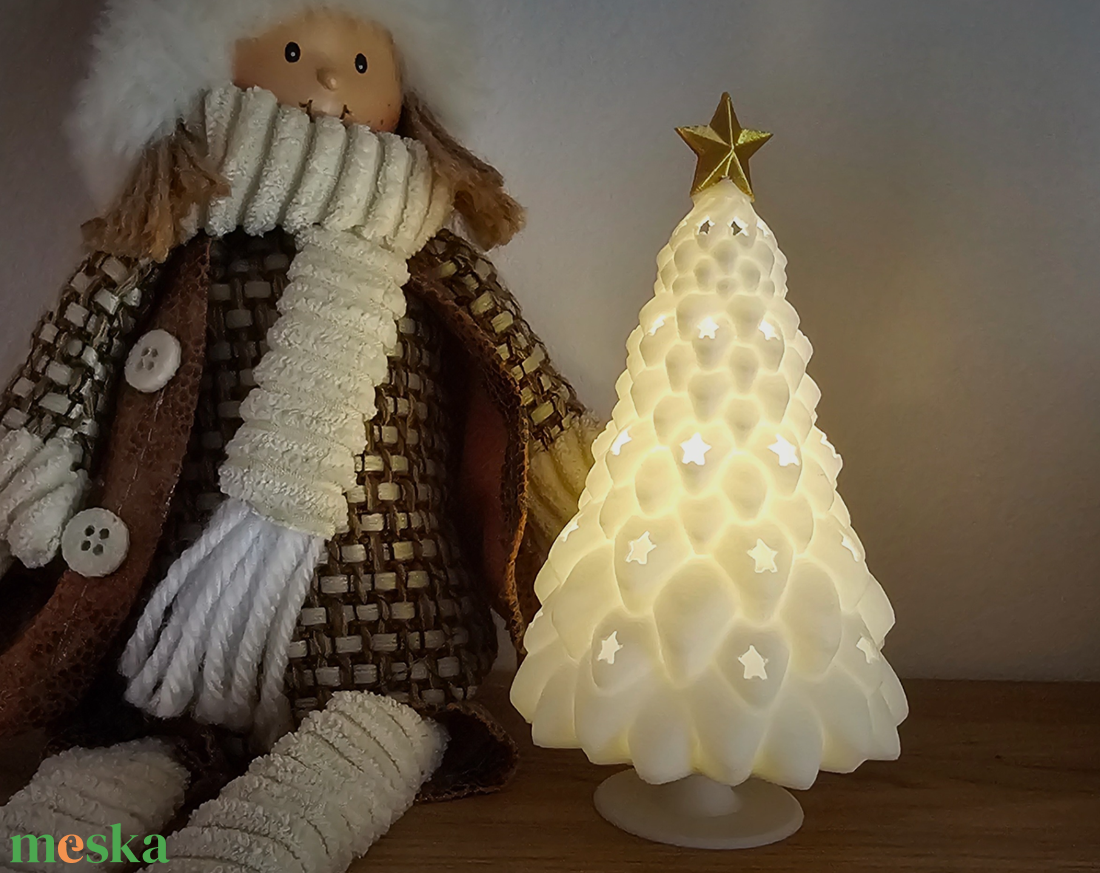Asztali Karácsonyfa Led világítással - otthon & életmód - lámpa - hangulatlámpa - Meska.hu