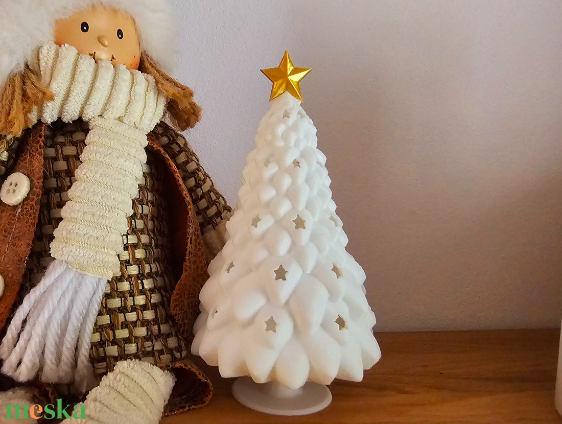 Asztali Karácsonyfa Led világítással - otthon & életmód - lámpa - hangulatlámpa - Meska.hu