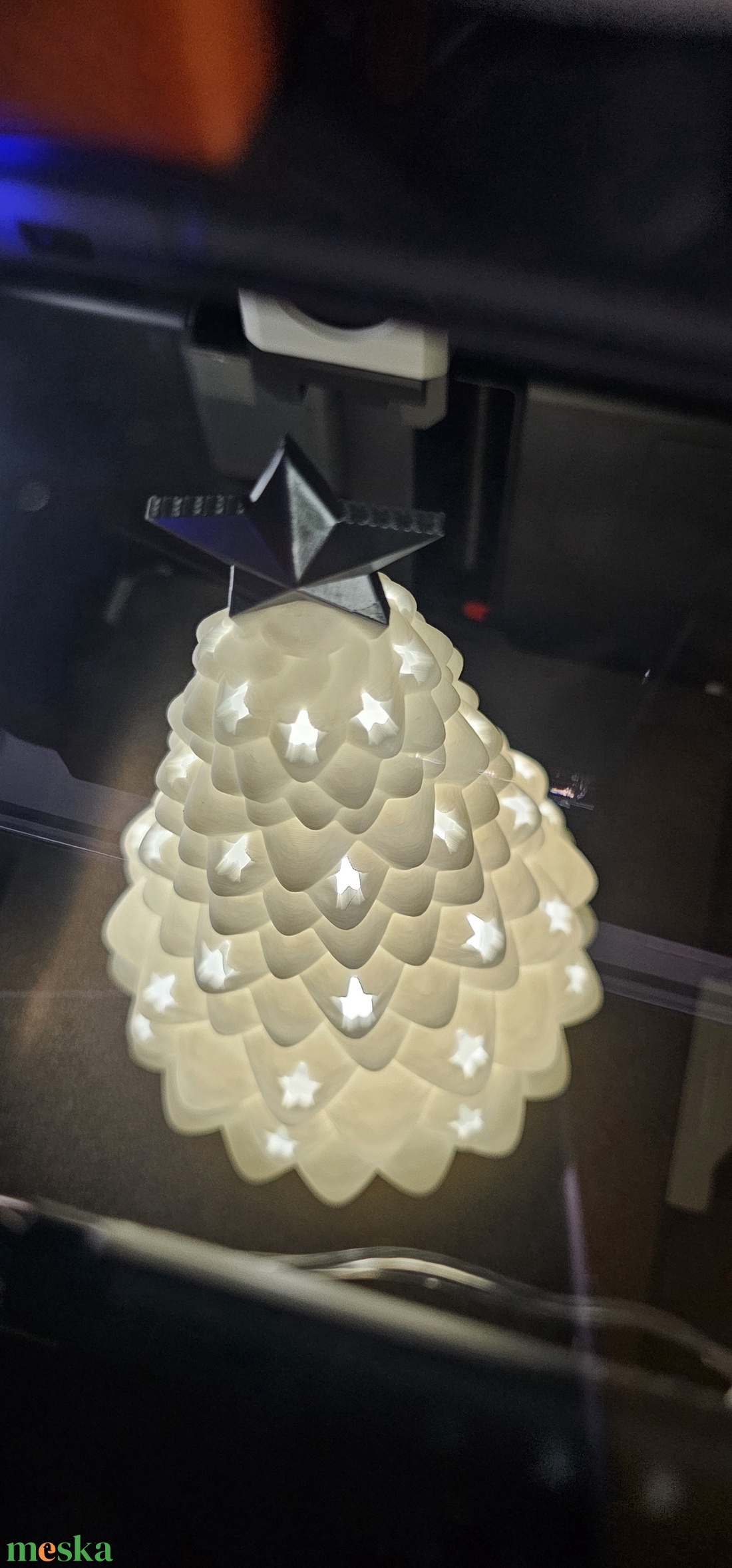 Asztali Karácsonyfa Led világítással - otthon & életmód - lámpa - hangulatlámpa - Meska.hu
