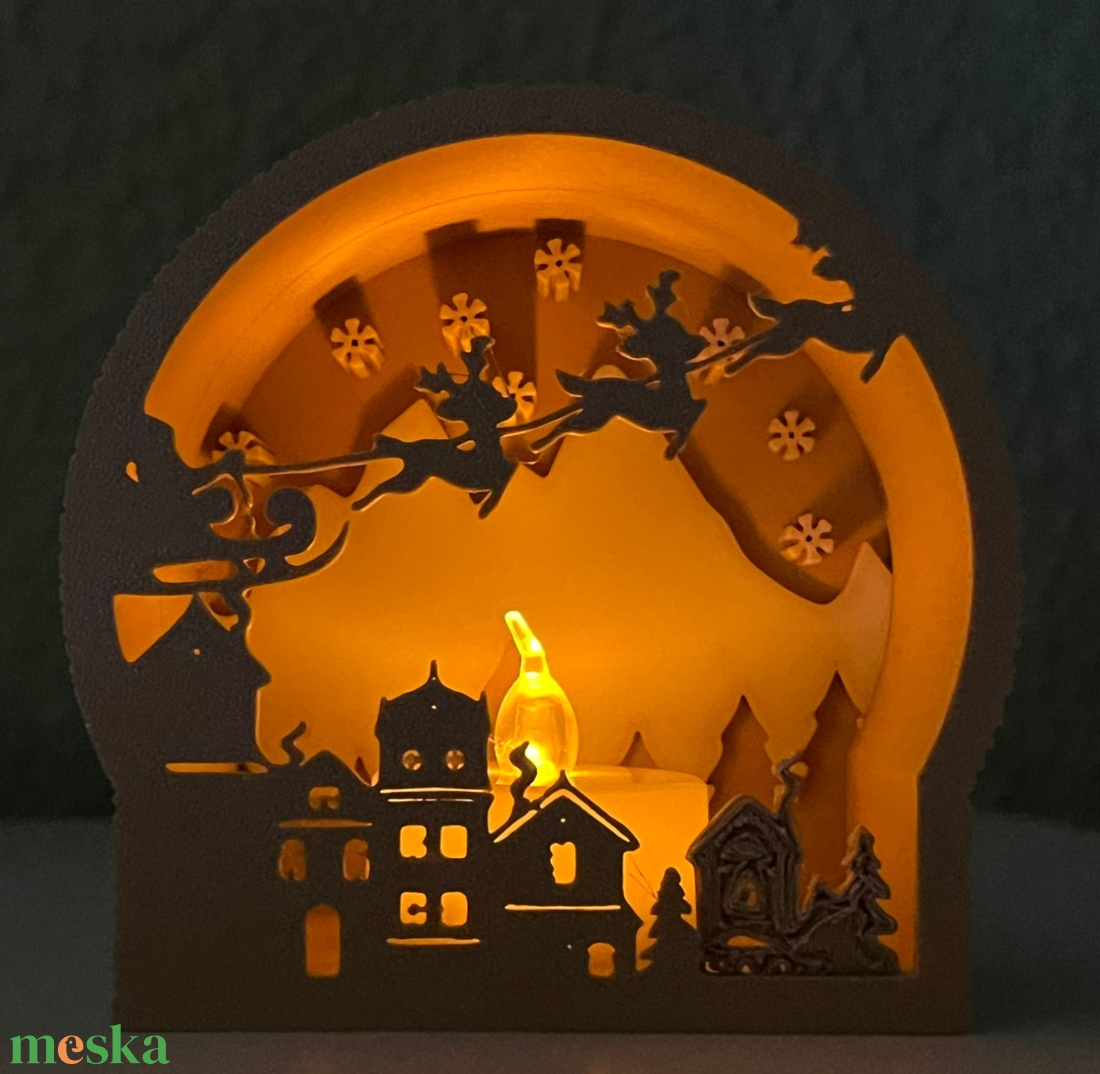 Meghitt Karácsonyi Led világító dekoráció és hangulatlámpa - otthon & életmód - lámpa - hangulatlámpa - Meska.hu