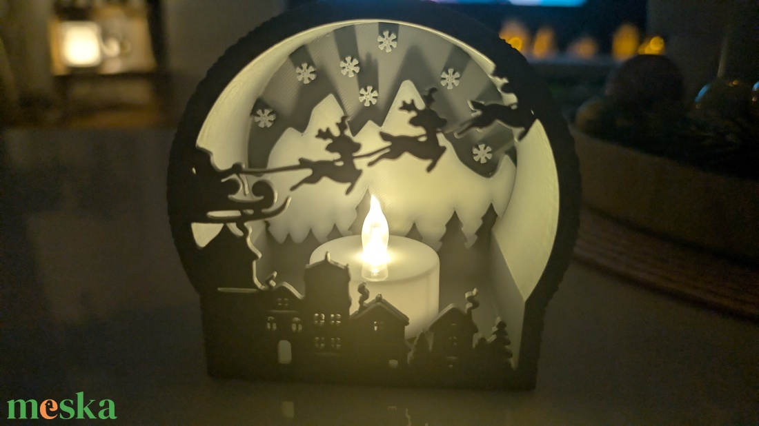 Meghitt Karácsonyi Led világító dekoráció és hangulatlámpa - otthon & életmód - lámpa - hangulatlámpa - Meska.hu