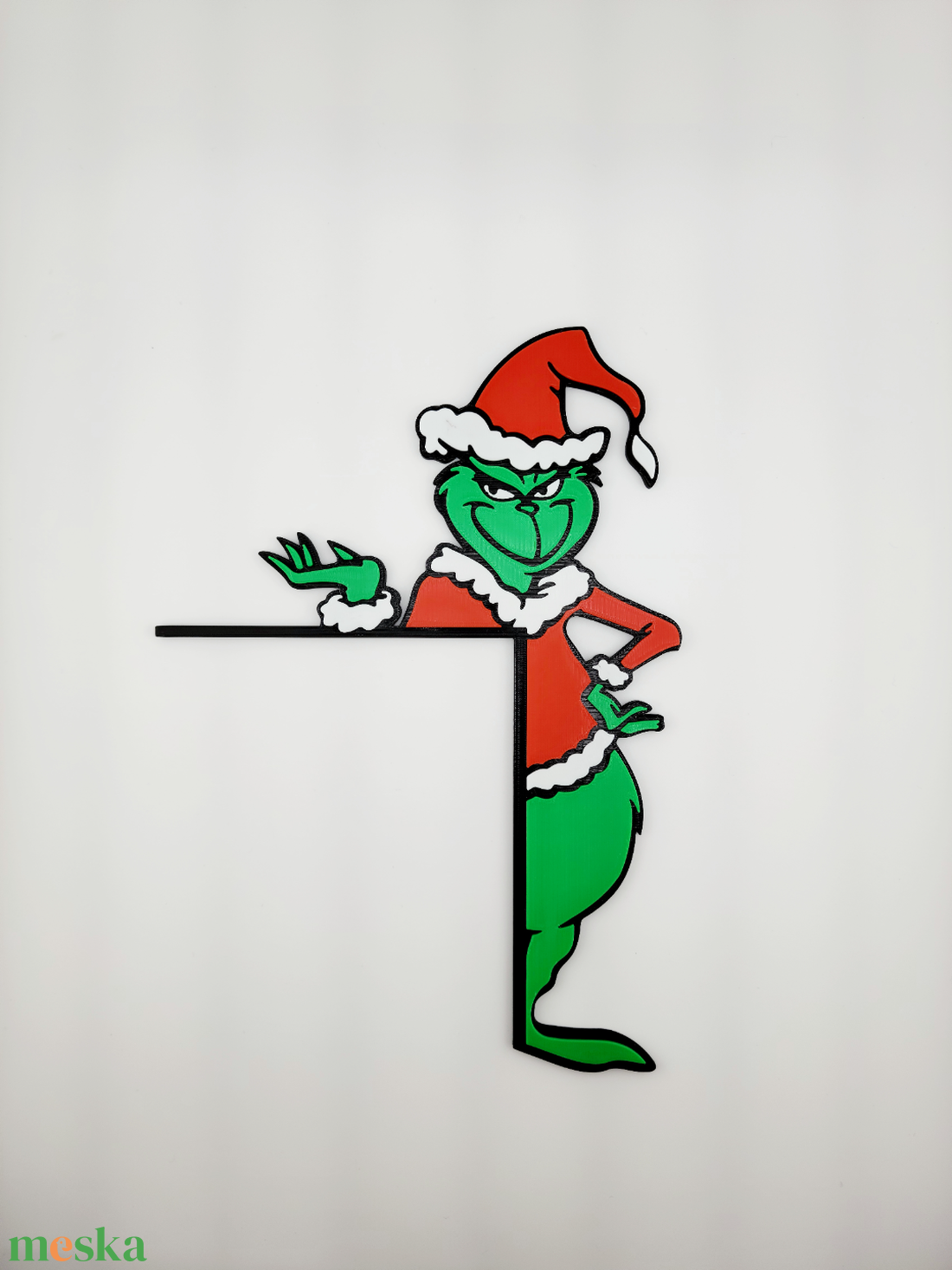 Grincs Karácsonyi Ajtódekoráció - karácsony - karácsonyi lakásdekoráció - karácsonyi lakásdíszek - Meska.hu