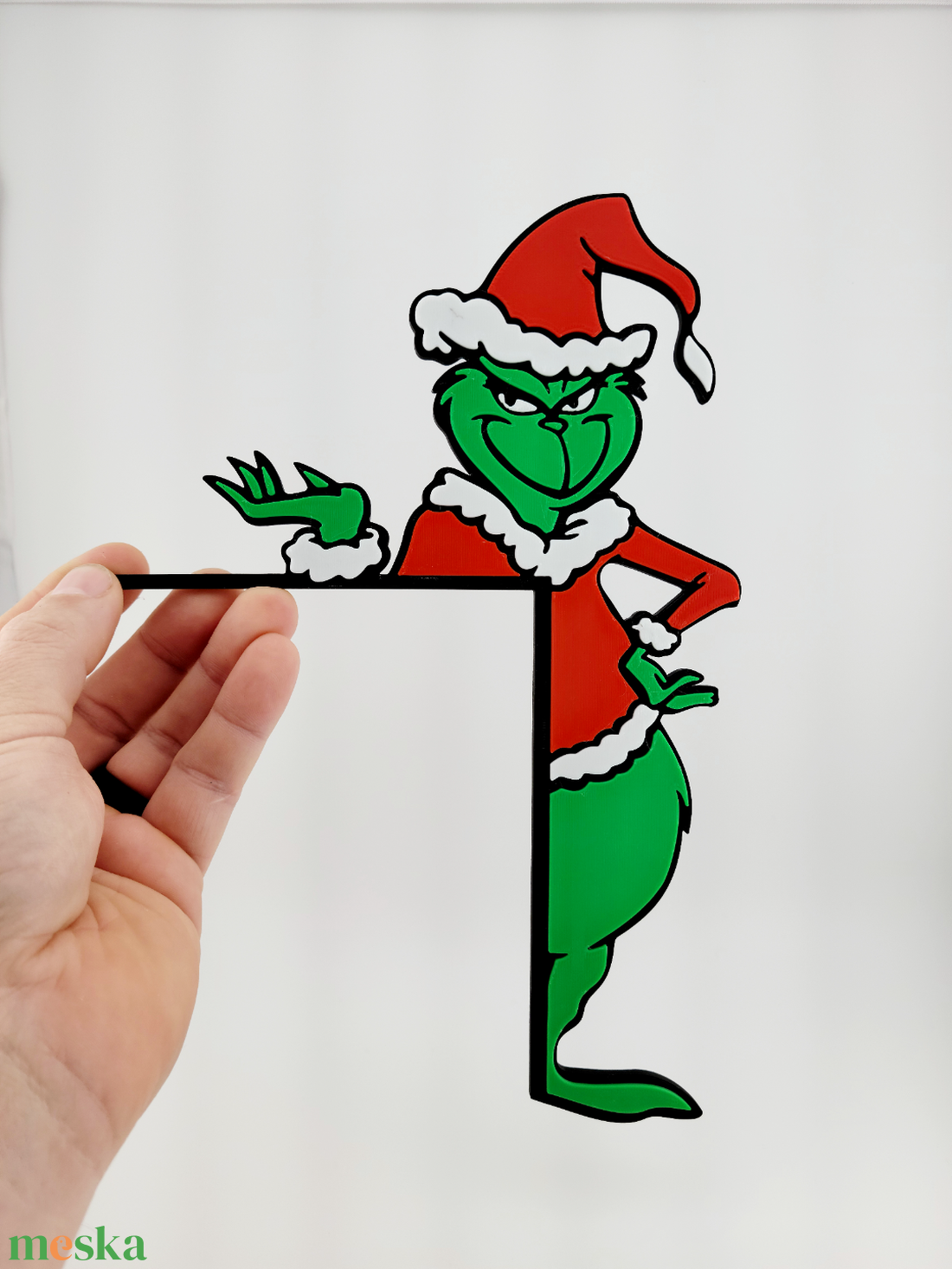 Grincs Karácsonyi Ajtódekoráció - karácsony - karácsonyi lakásdekoráció - karácsonyi lakásdíszek - Meska.hu