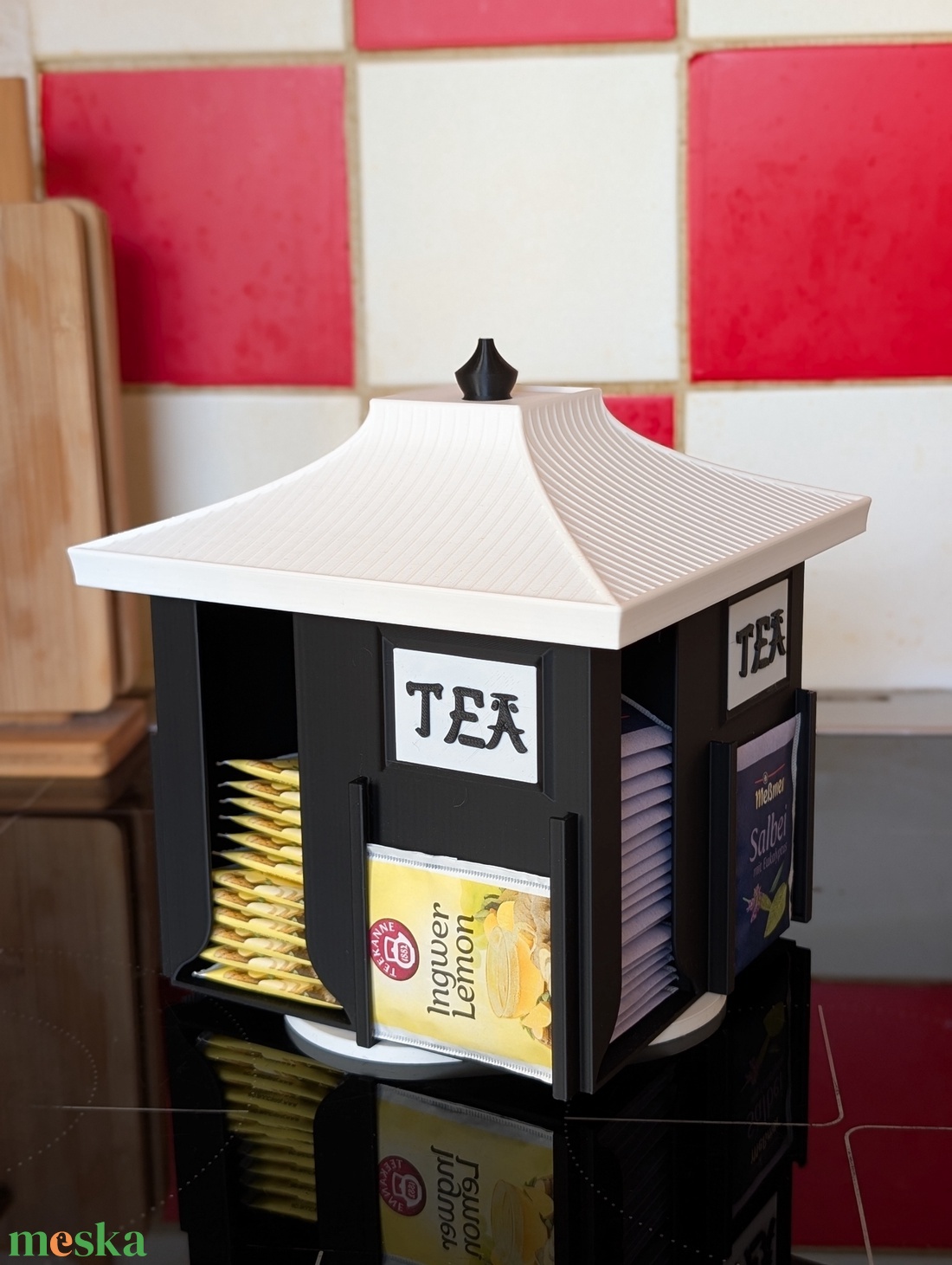 Teafilter tartó Japán Dekoráció - otthon & életmód - konyhafelszerelés, tálalás - konyhai tárolás - tea & kávé tárolás - Meska.hu