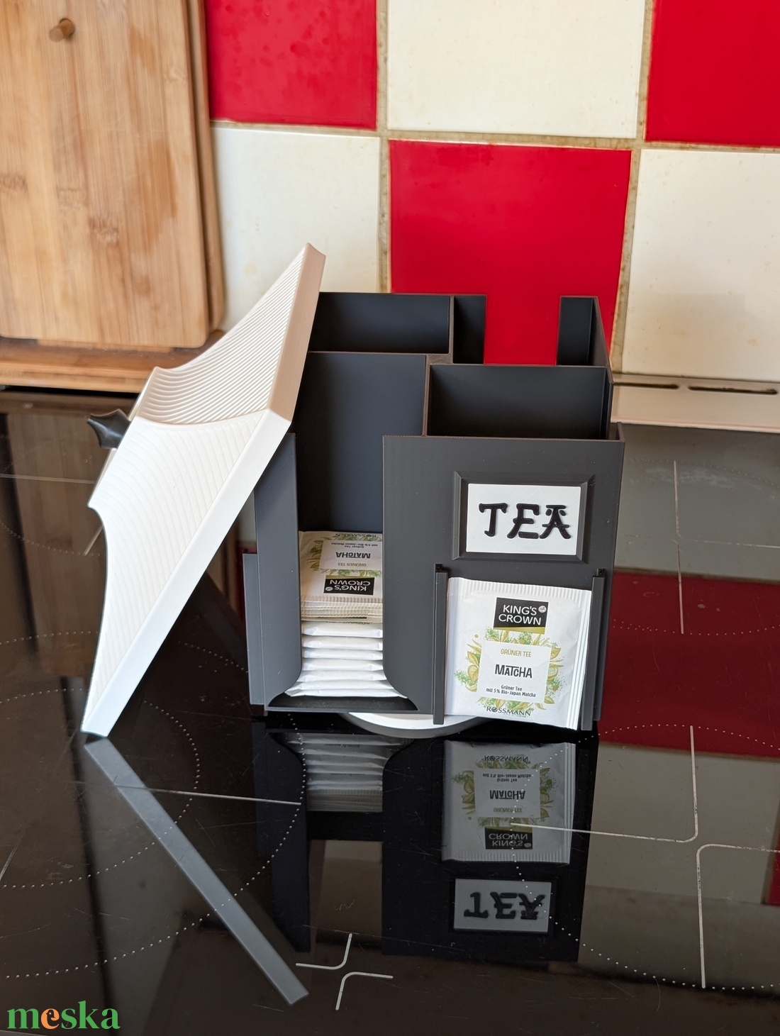 Teafilter tartó Japán Dekoráció - otthon & életmód - konyhafelszerelés, tálalás - konyhai tárolás - tea & kávé tárolás - Meska.hu