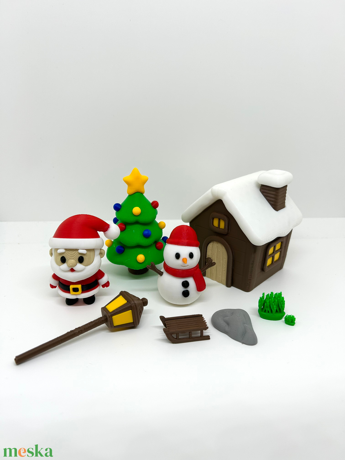 Karácsonyi Asztali Dekoráció - karácsony - karácsonyi lakásdekoráció - ünnepi asztaldekoráció - Meska.hu