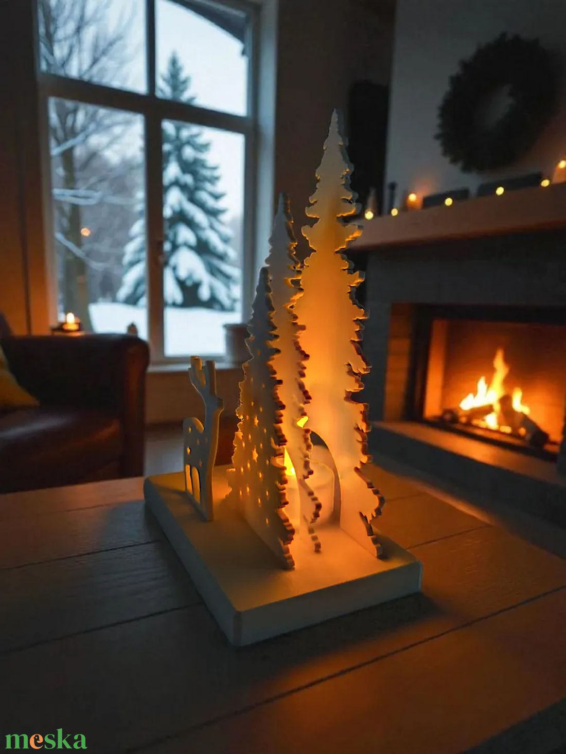 Meghitt Karácsonyi Led világító dekoráció és hangulatlámpa - otthon & életmód - lámpa - hangulatlámpa - Meska.hu