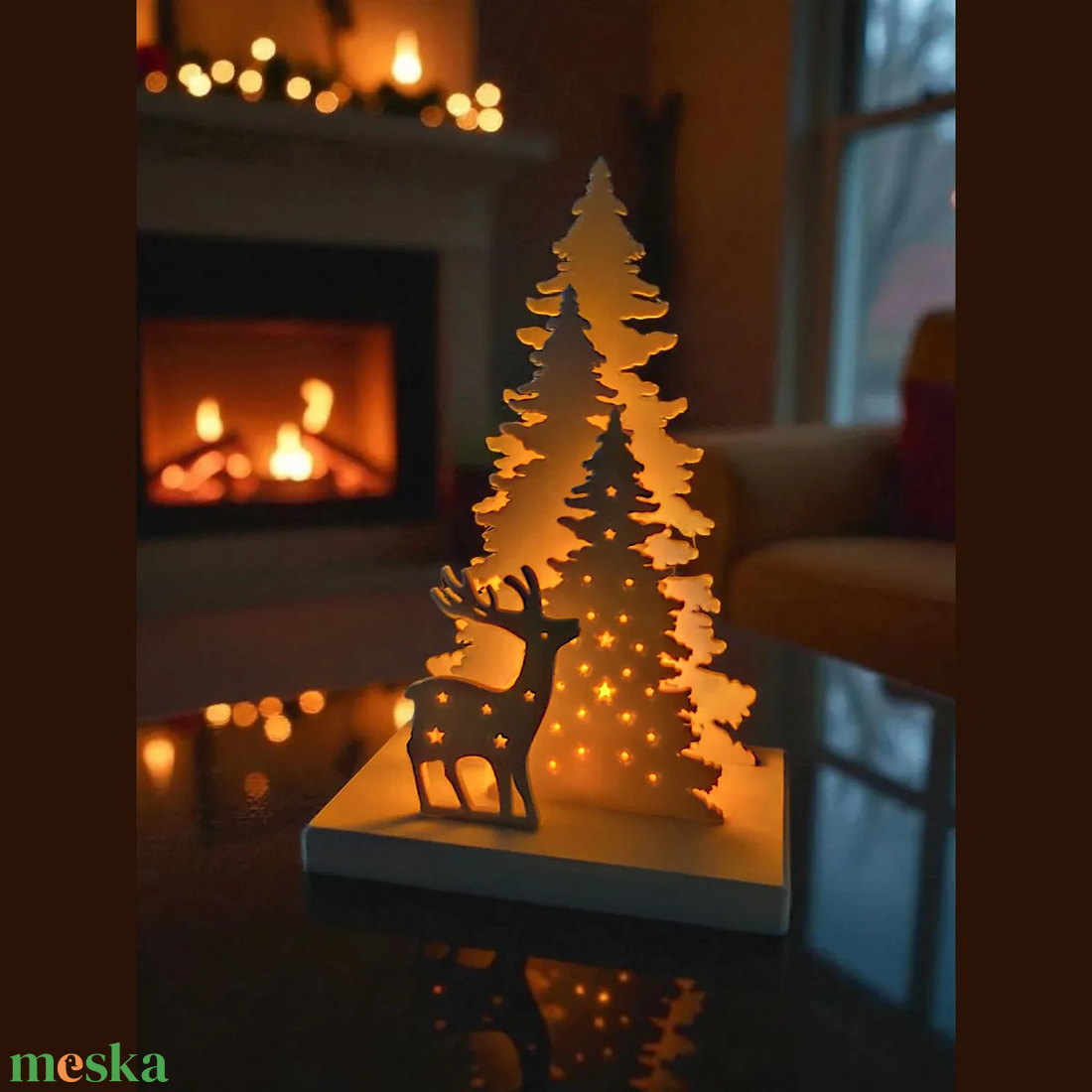Meghitt Karácsonyi Led világító dekoráció és hangulatlámpa - otthon & életmód - lámpa - hangulatlámpa - Meska.hu