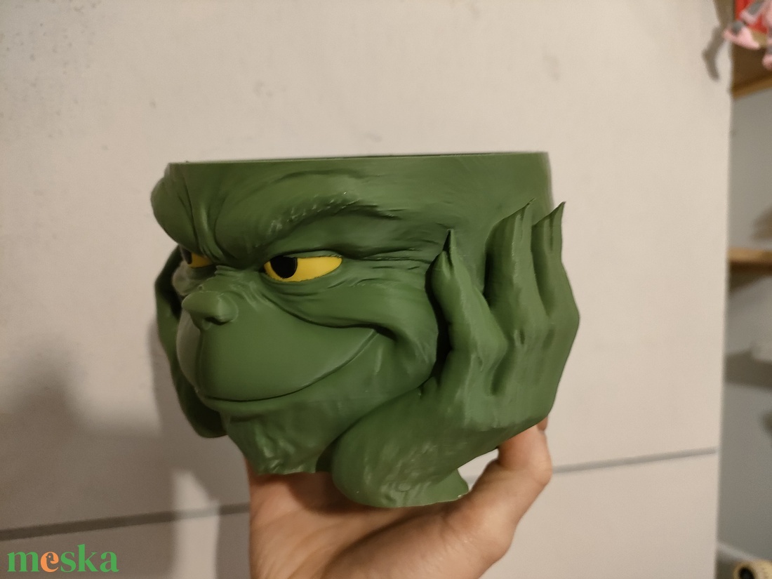 Karácsonyi Grincs Tál - karácsony - karácsonyi lakásdekoráció - karácsonyi lakásdíszek - Meska.hu