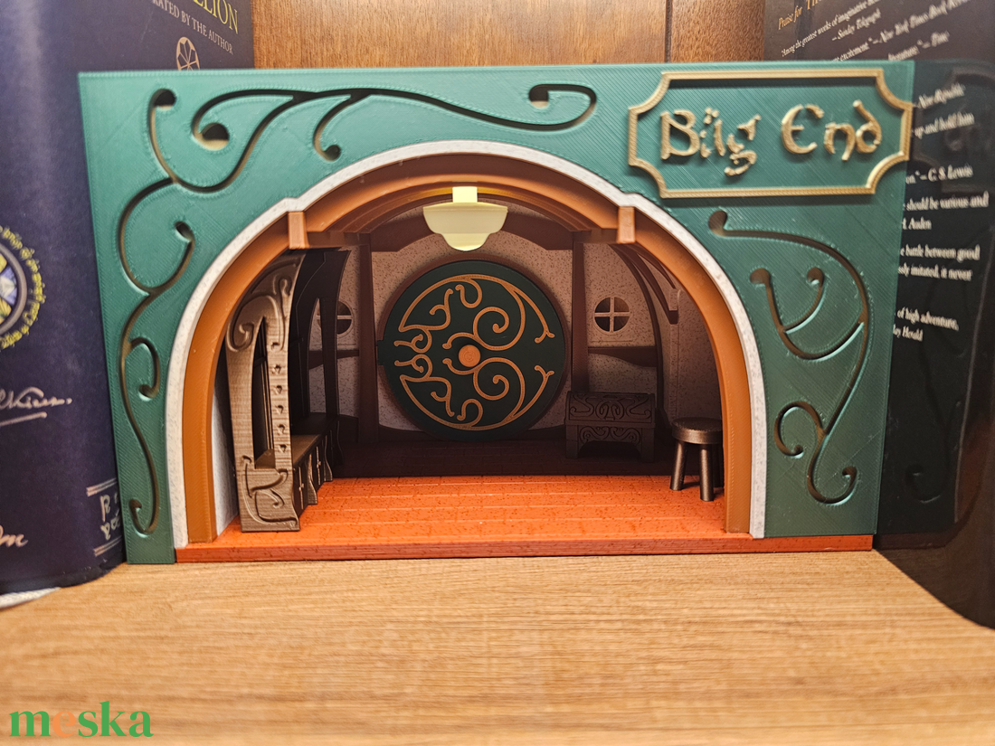 Gyűrűk Ura Világító Könyvszobor és könyvtámasz - otthon & életmód - dekoráció - asztal és polc dekoráció - könyvtámasz - Meska.hu